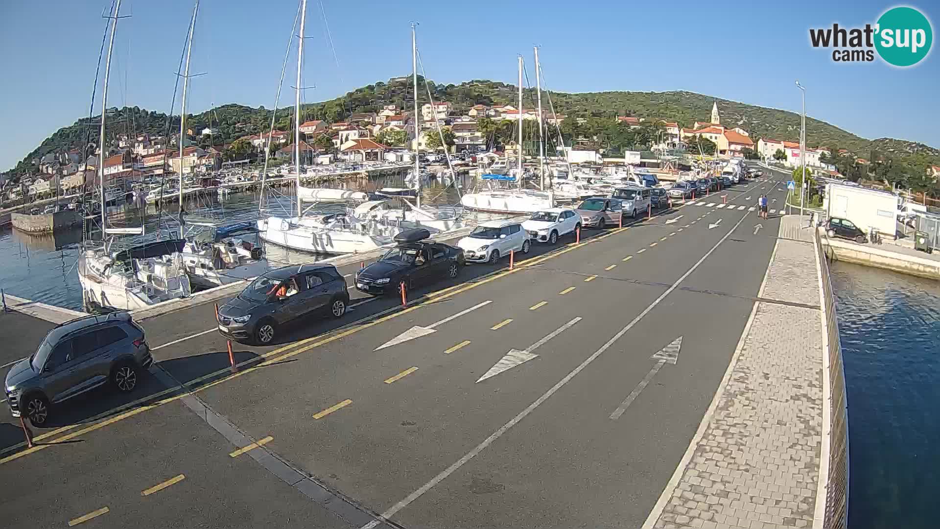 Dalmacia Tkon Transportar- webcams Croacia