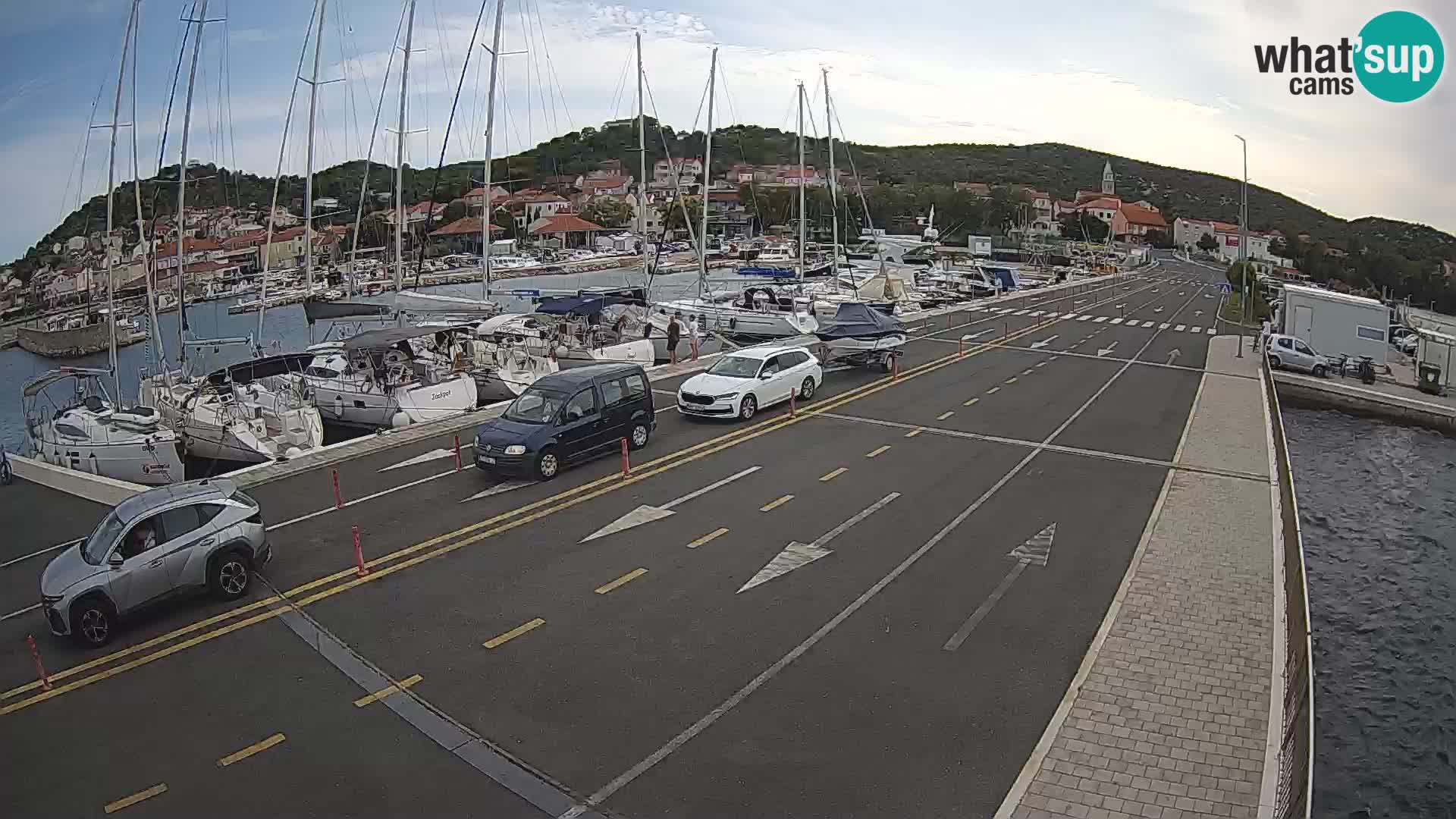 Dalmatie Tkon Traversier – webcams Croatie