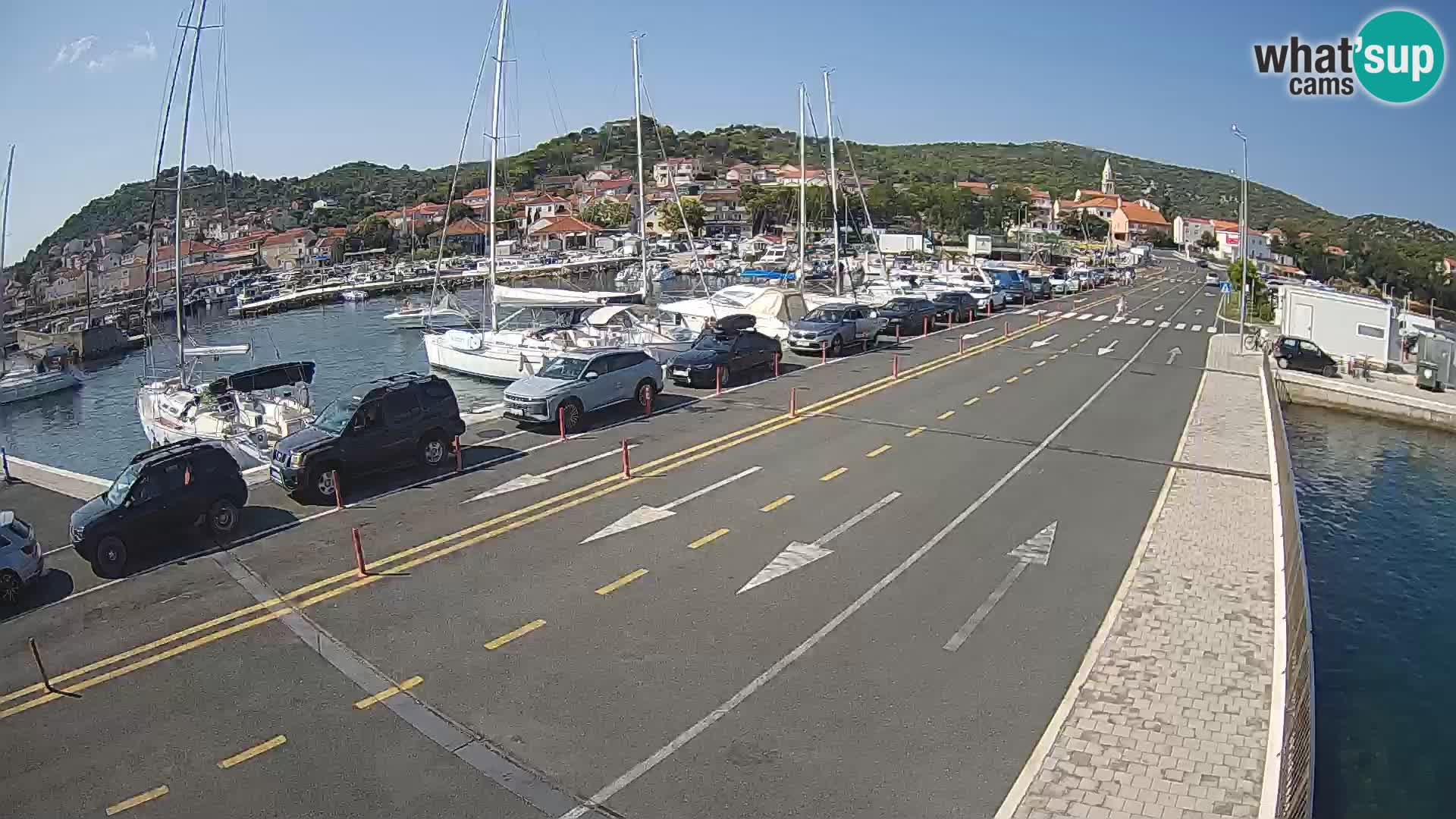 Dalmacia Tkon Transportar- webcams Croacia