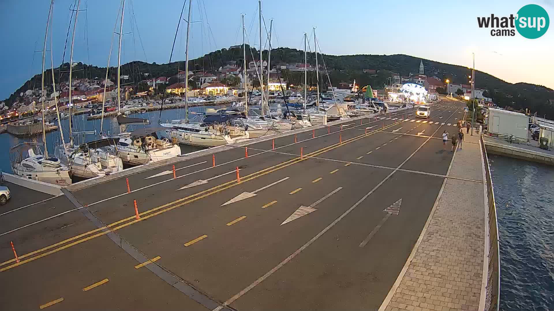 Dalmatie Tkon Traversier – webcams Croatie