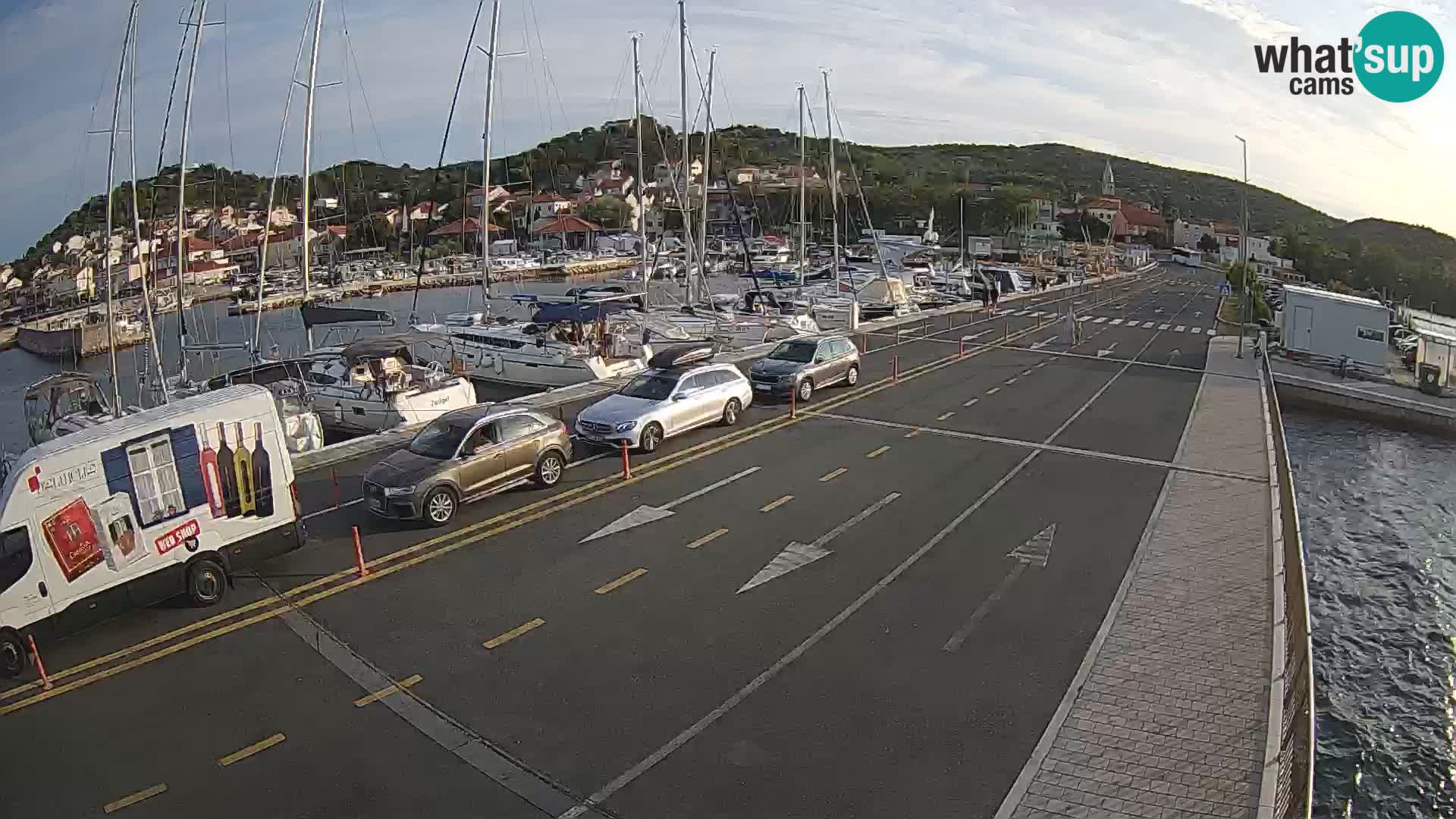 Dalmazia traghetto Tkon – webcam Croazia