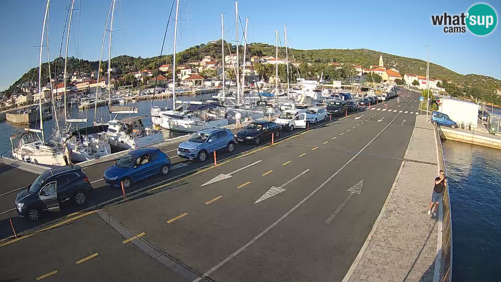 Dalmatie Tkon Traversier – webcams Croatie