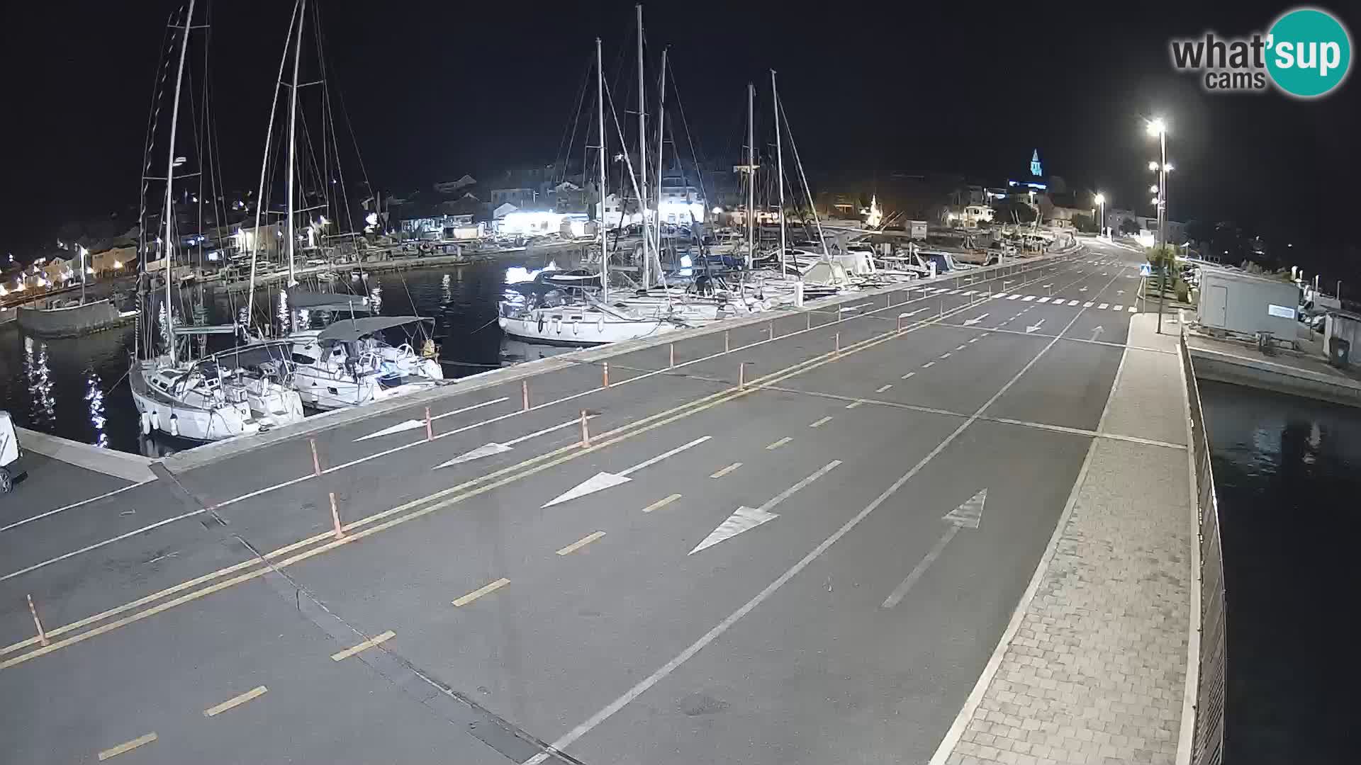 Dalmacia Tkon Transportar- webcams Croacia