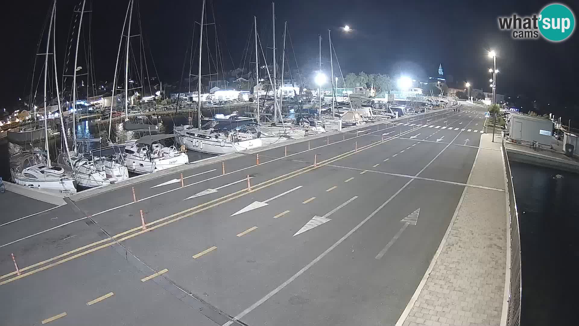 Dalmatie Tkon Traversier – webcams Croatie