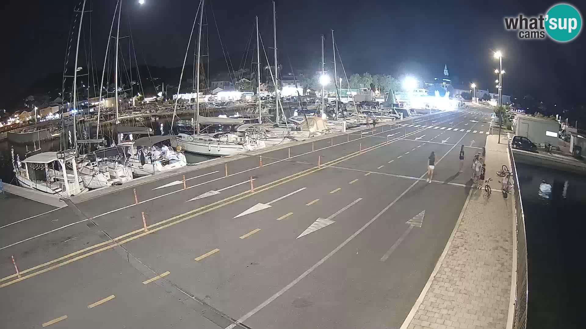 Dalmacia Tkon Transportar- webcams Croacia