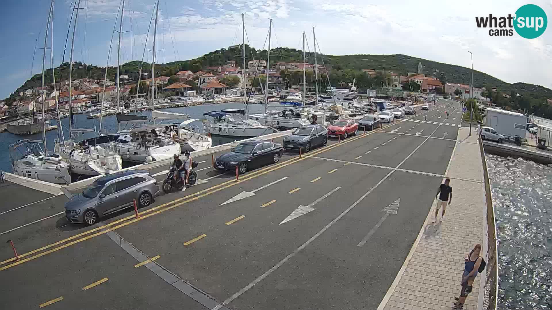 Dalmatie Tkon Traversier – webcams Croatie