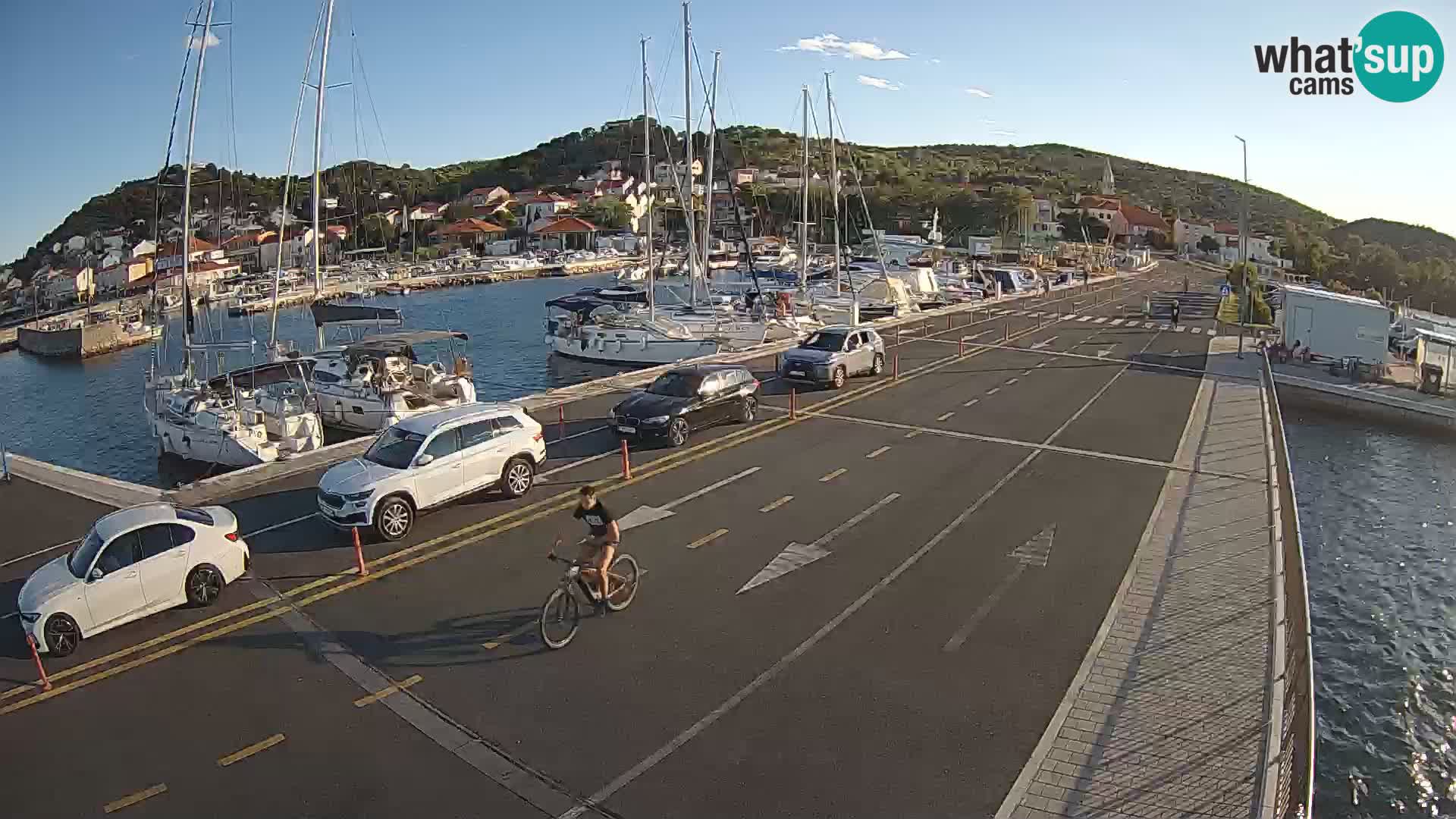 Dalmacia Tkon Transportar- webcams Croacia