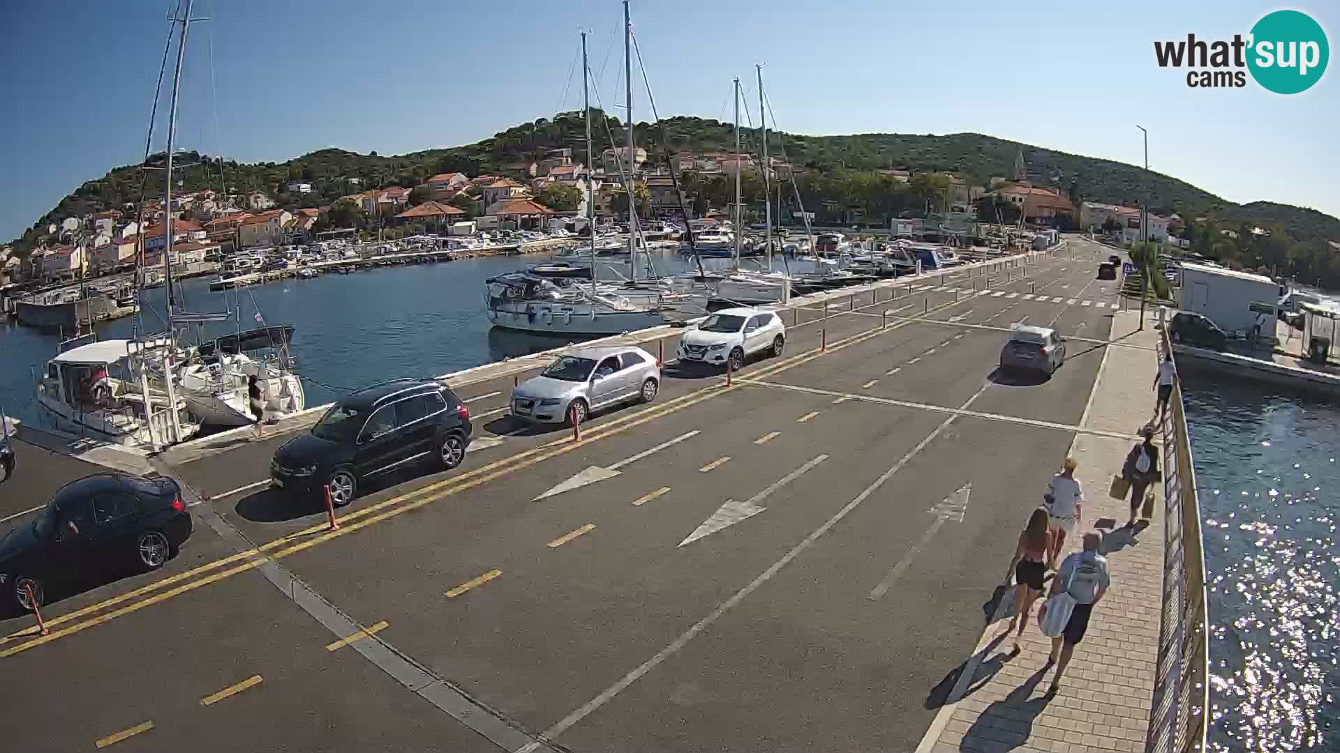 Dalmacia Tkon Transportar- webcams Croacia