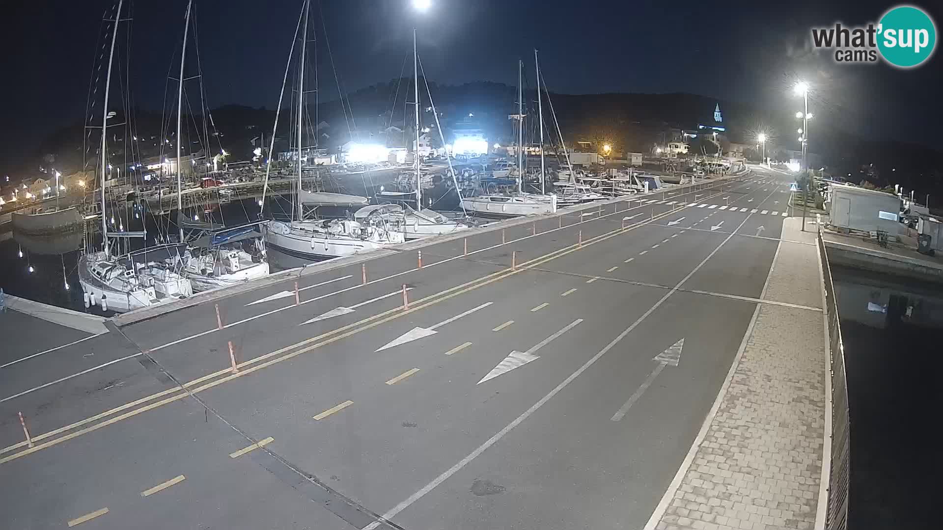 Dalmatie Tkon Traversier – webcams Croatie