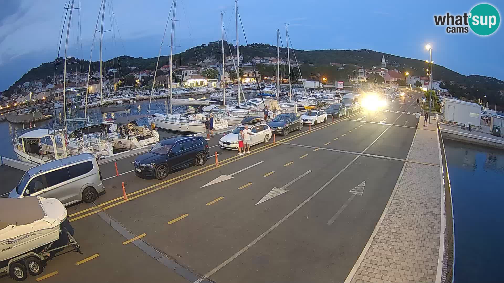 Dalmacija Trajekt Tkon – spletne kamere Hrvaška