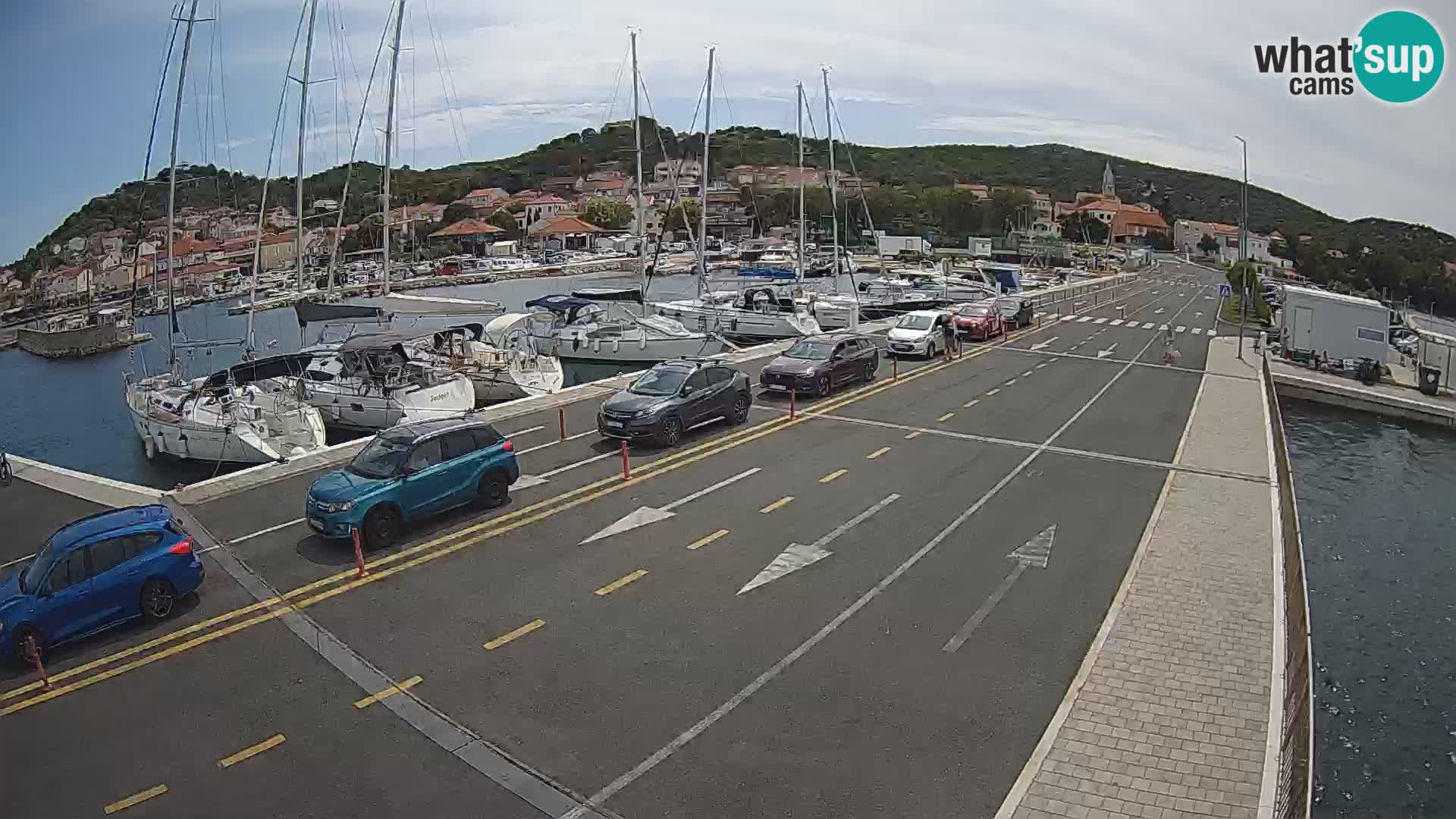 Dalmatie Tkon Traversier – webcams Croatie