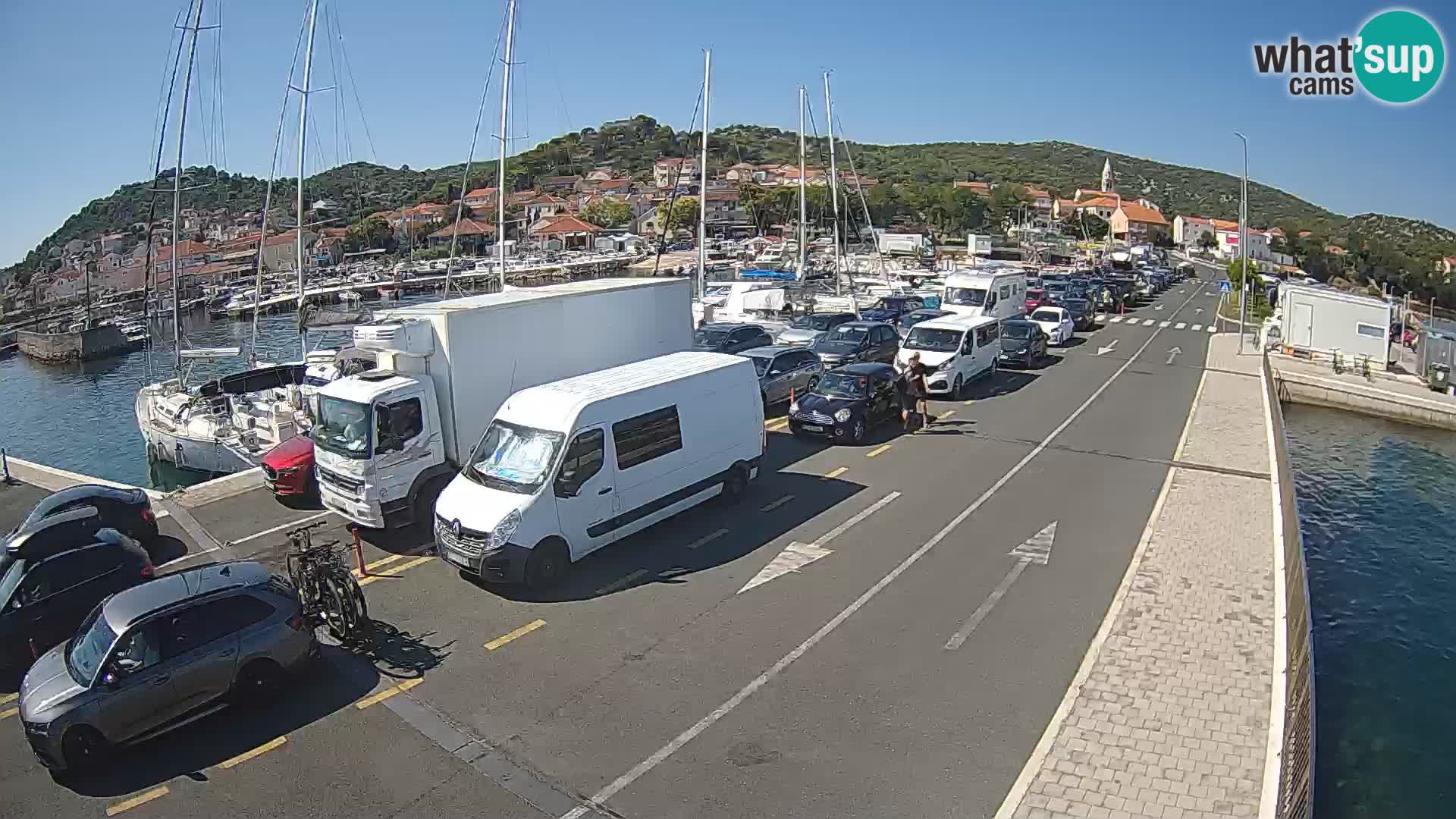 Dalmatia Tkon Ferry – webcams Croatia