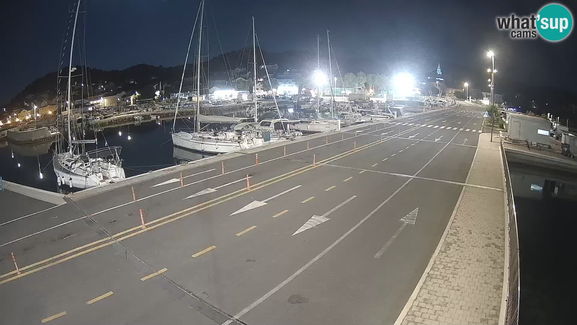 Dalmatie Tkon Traversier – webcams Croatie