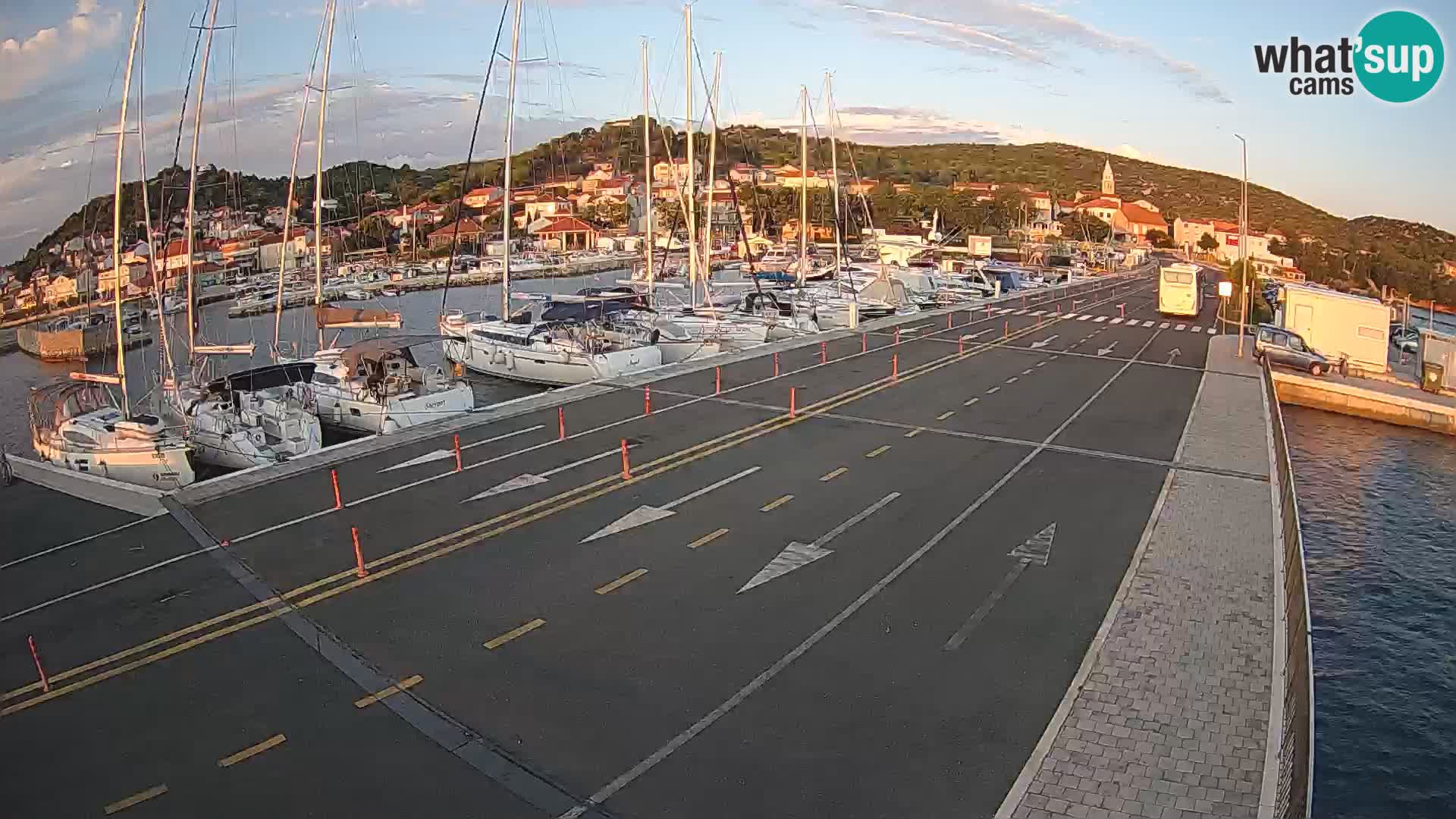 Dalmacija Trajekt Tkon – spletne kamere Hrvaška