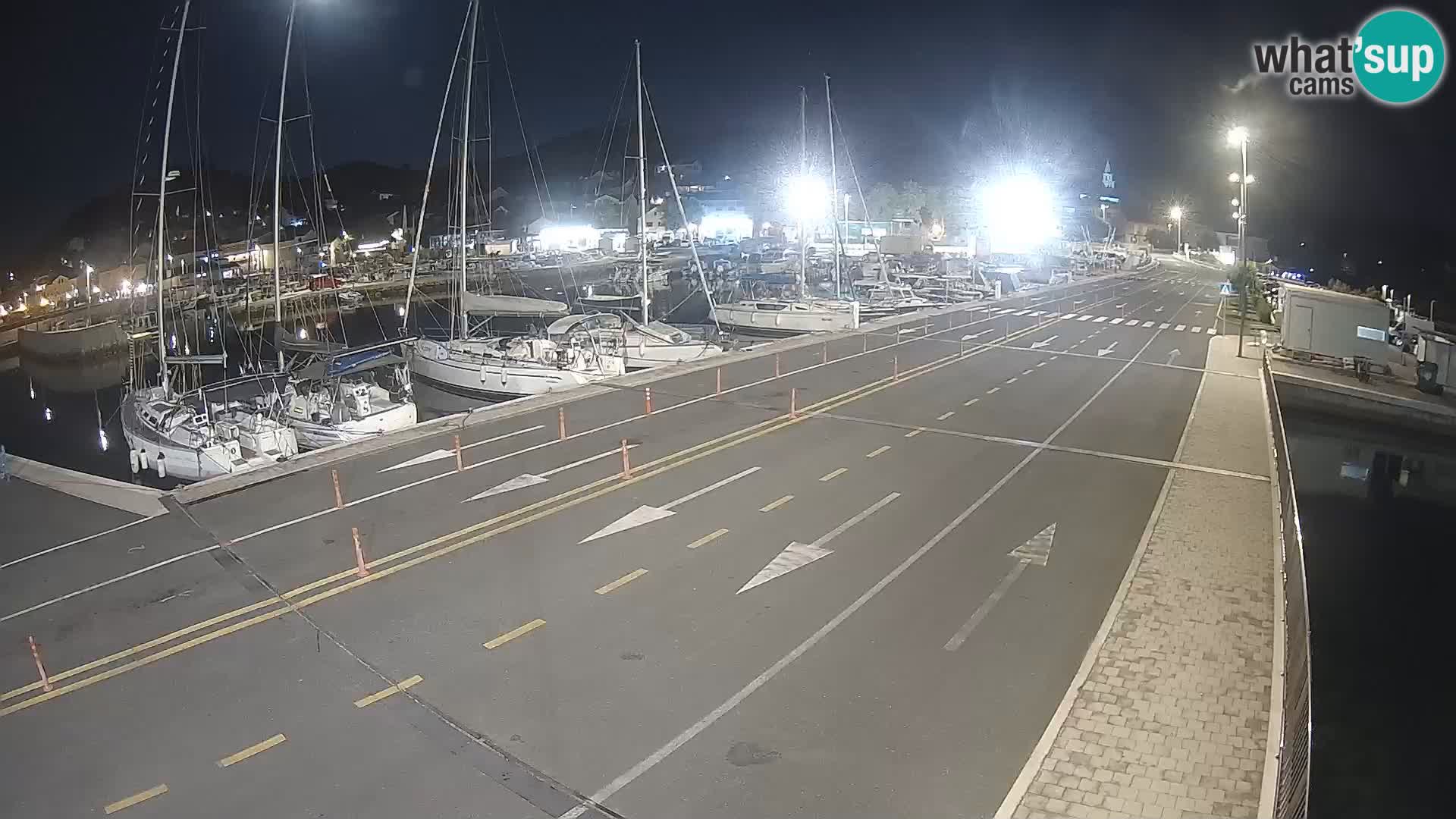 Dalmatie Tkon Traversier – webcams Croatie