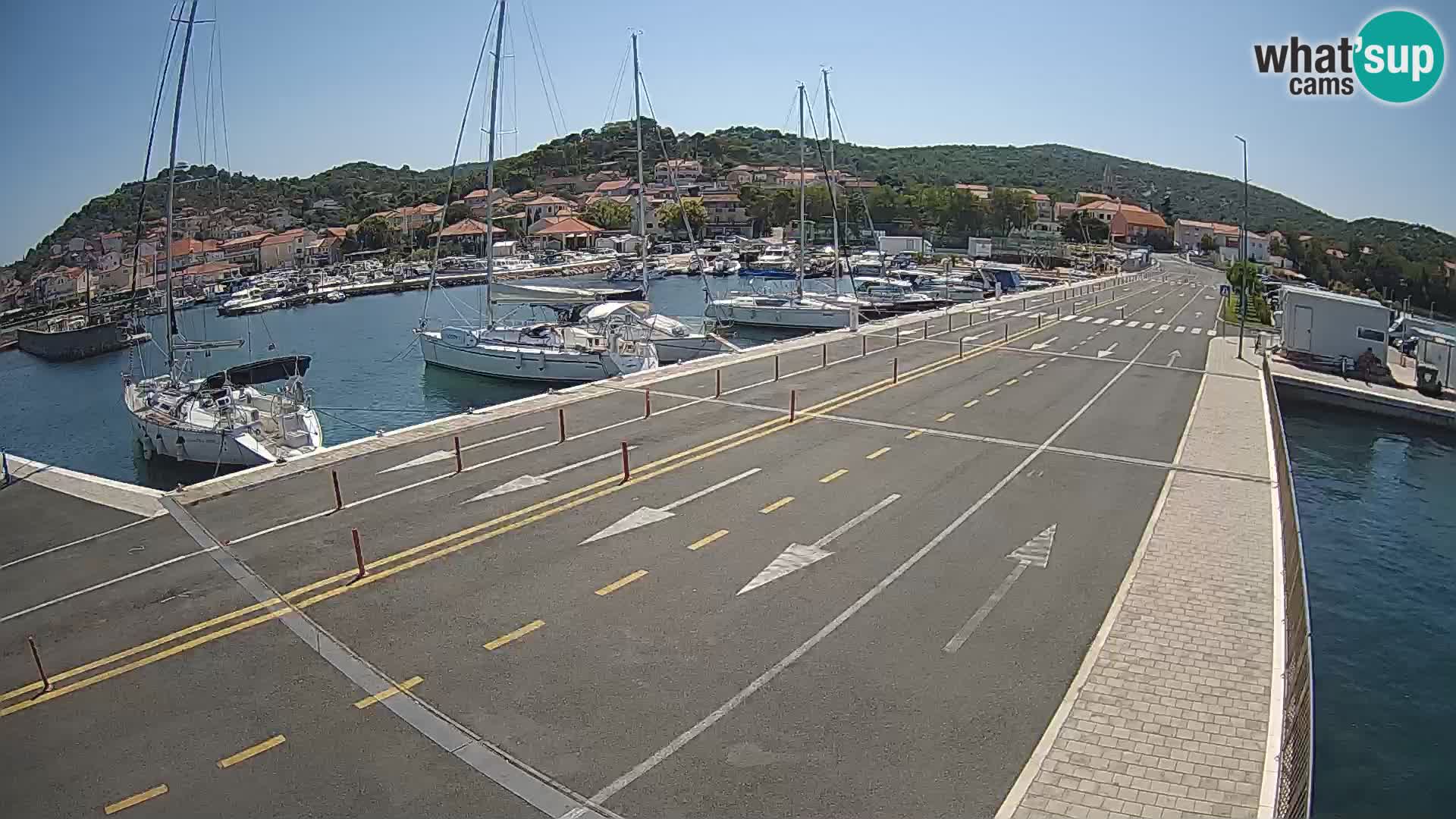 Dalmatie Tkon Traversier – webcams Croatie