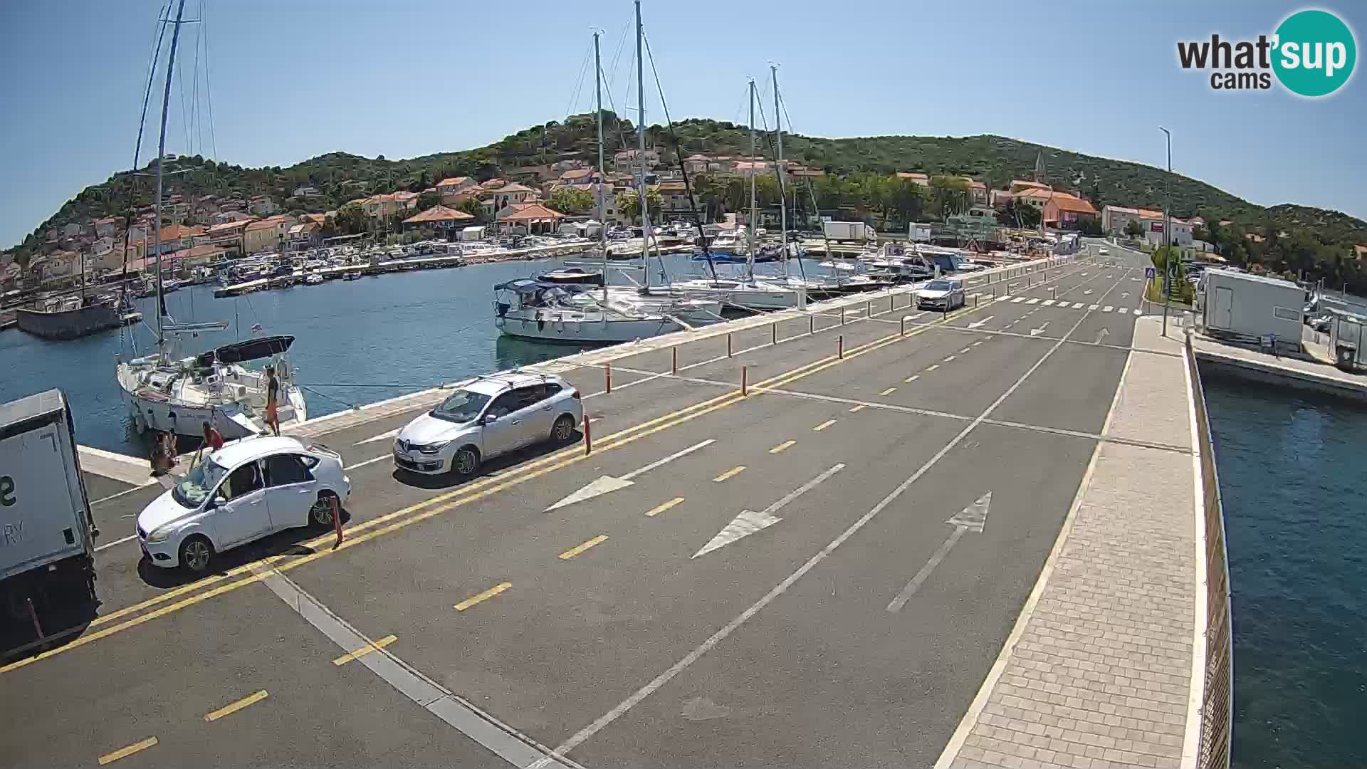 Dalmazia traghetto Tkon – webcam Croazia