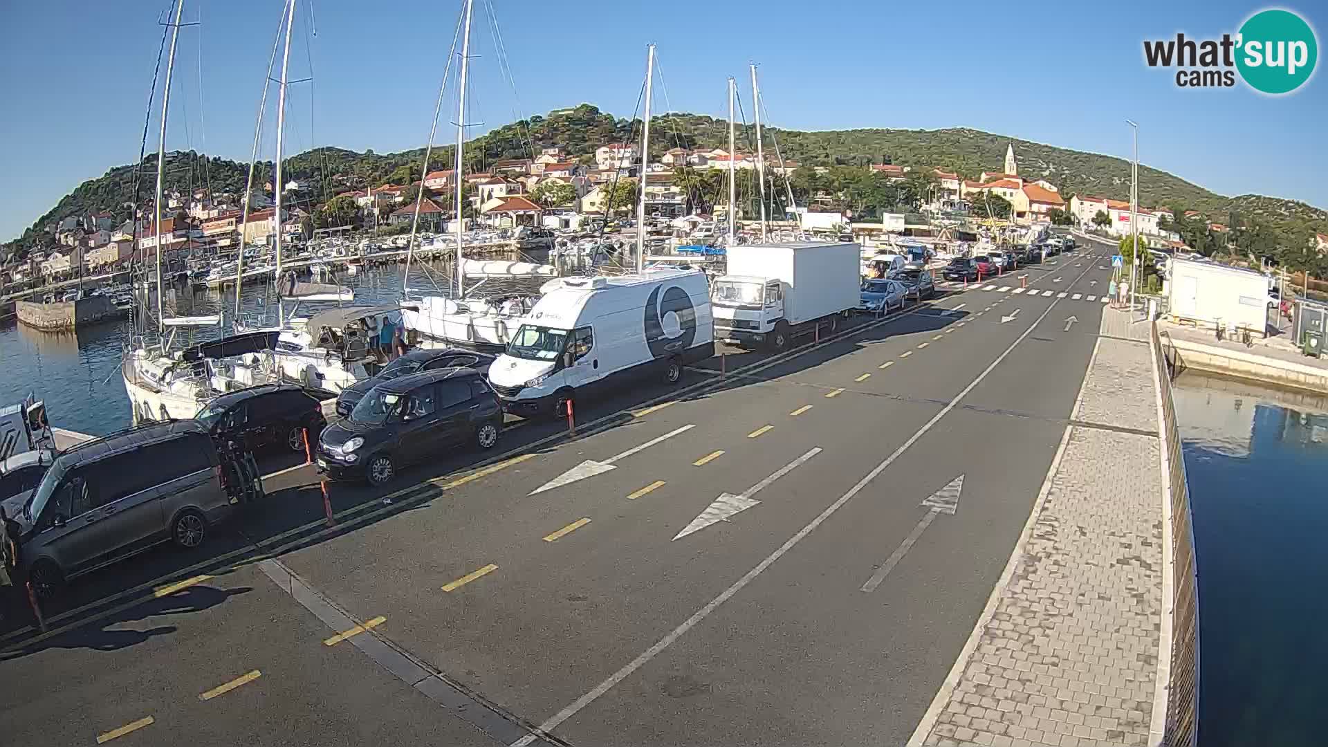 Dalmatie Tkon Traversier – webcams Croatie