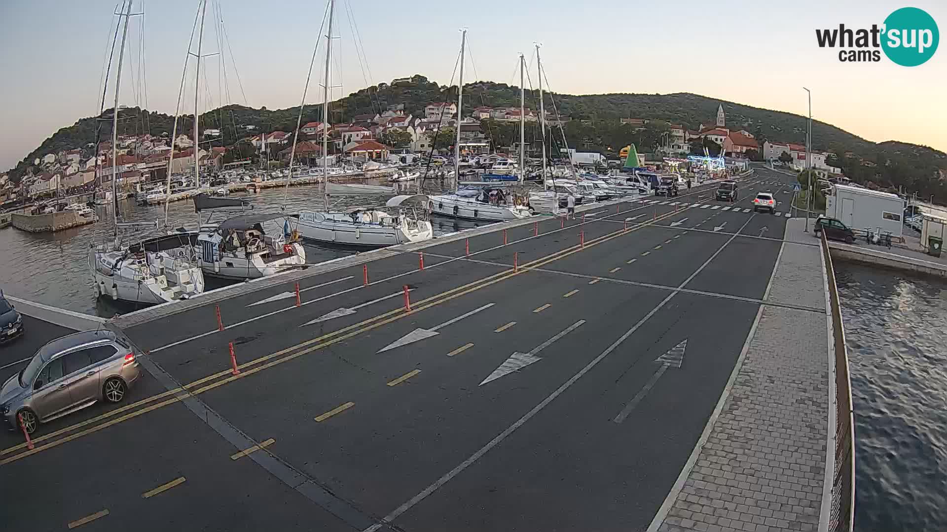 Dalmatien Tkon Fähre – Webcams Kroatien