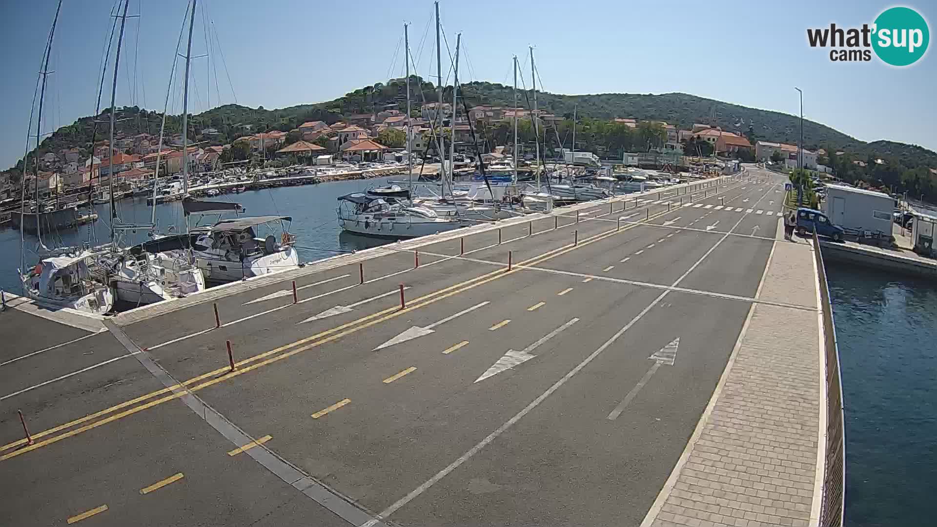Dalmatie Tkon Traversier – webcams Croatie