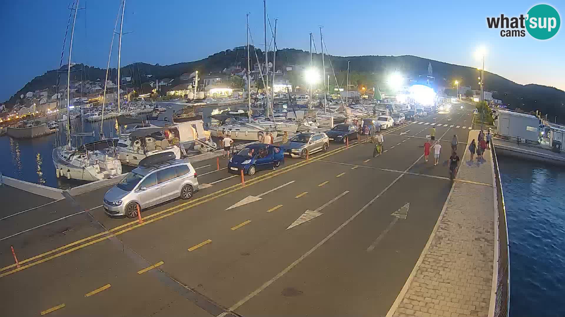 Dalmacia Tkon Transportar- webcams Croacia