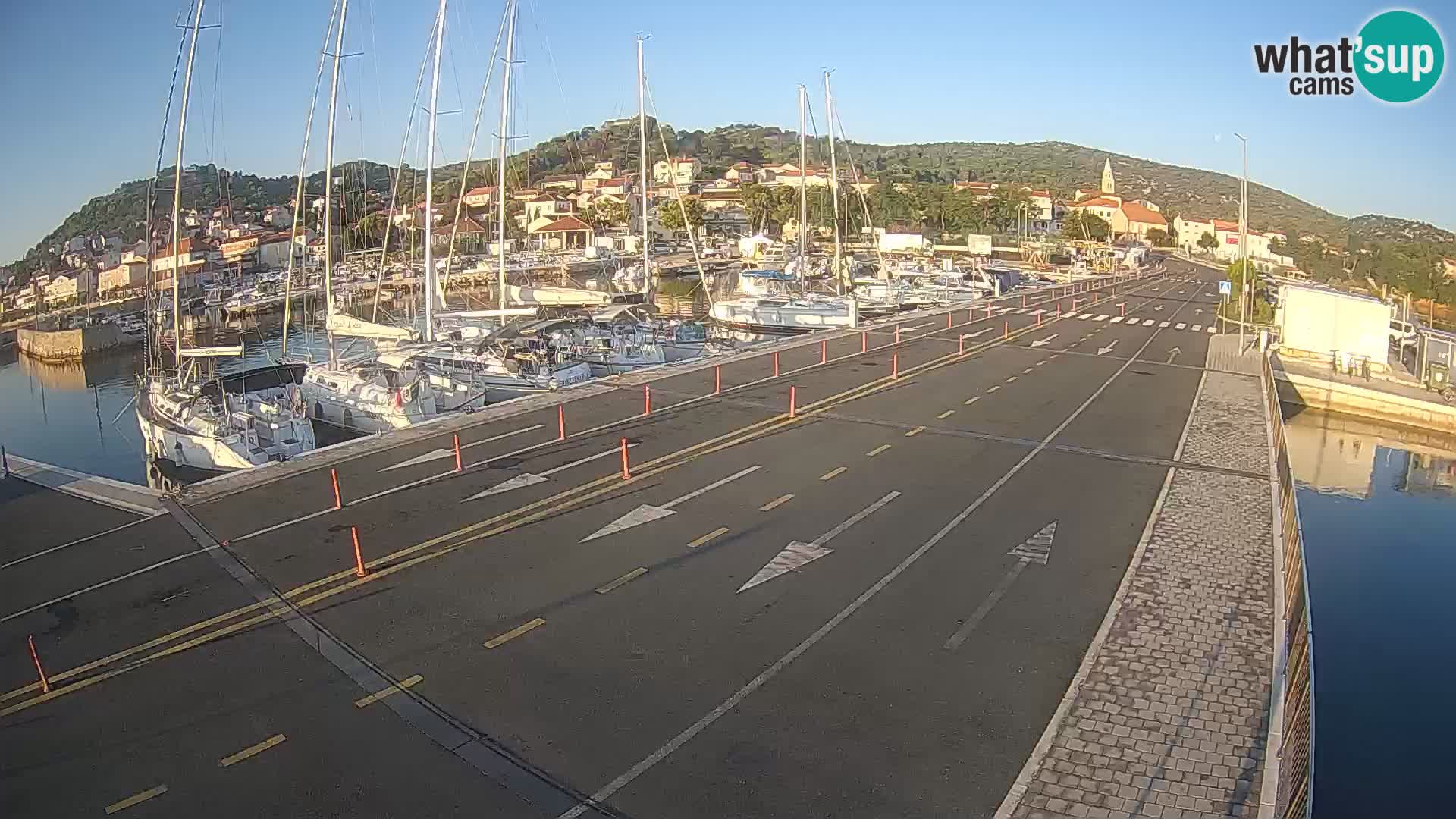 Dalmatie Tkon Traversier – webcams Croatie