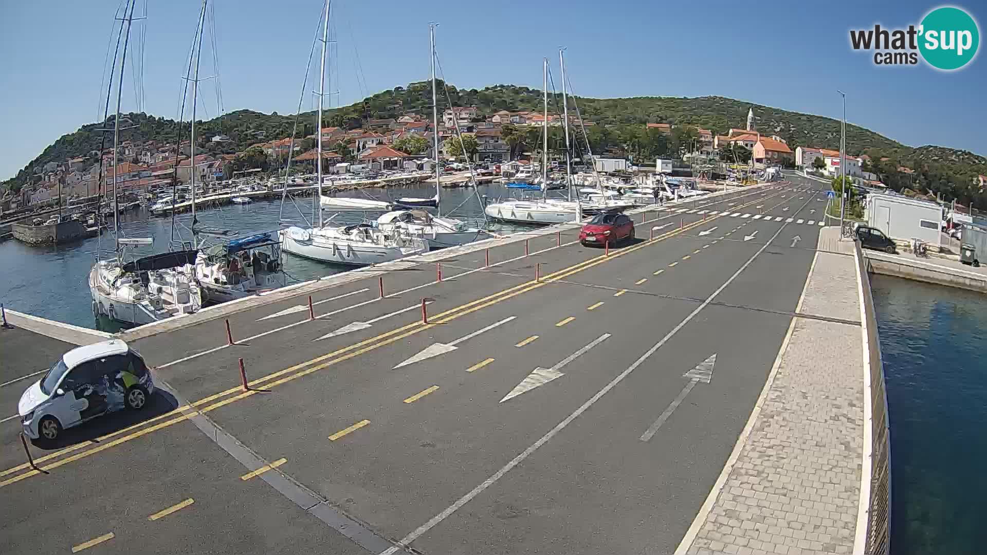Dalmacija Trajekt Tkon – spletne kamere Hrvaška