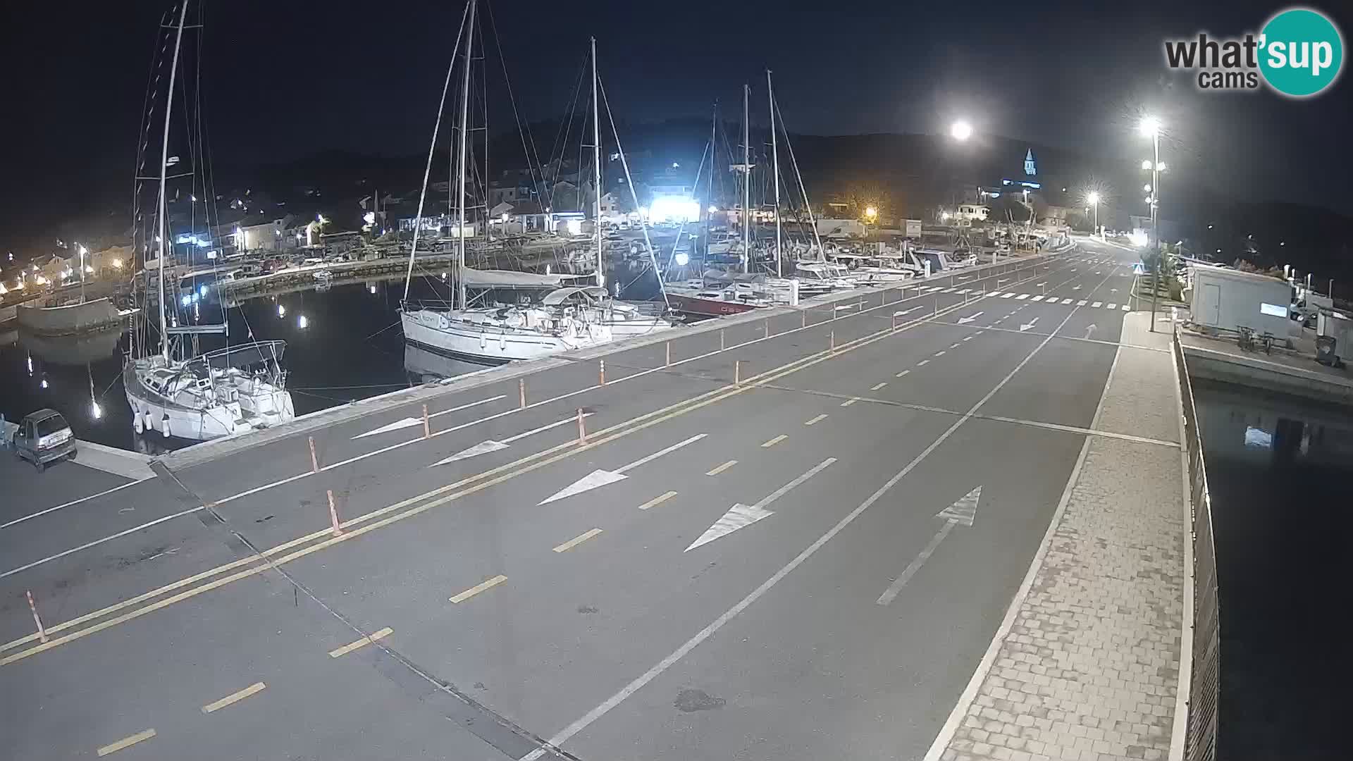 Dalmacia Tkon Transportar- webcams Croacia