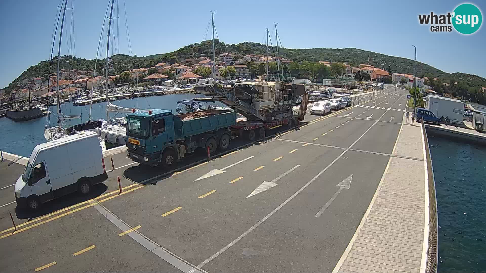 Dalmatia Tkon Ferry – webcams Croatia