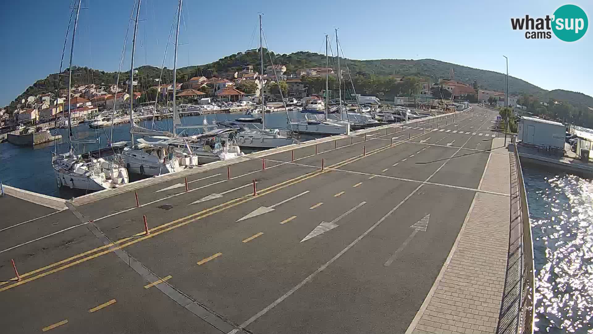 Dalmatia Tkon Ferry – webcams Croatia