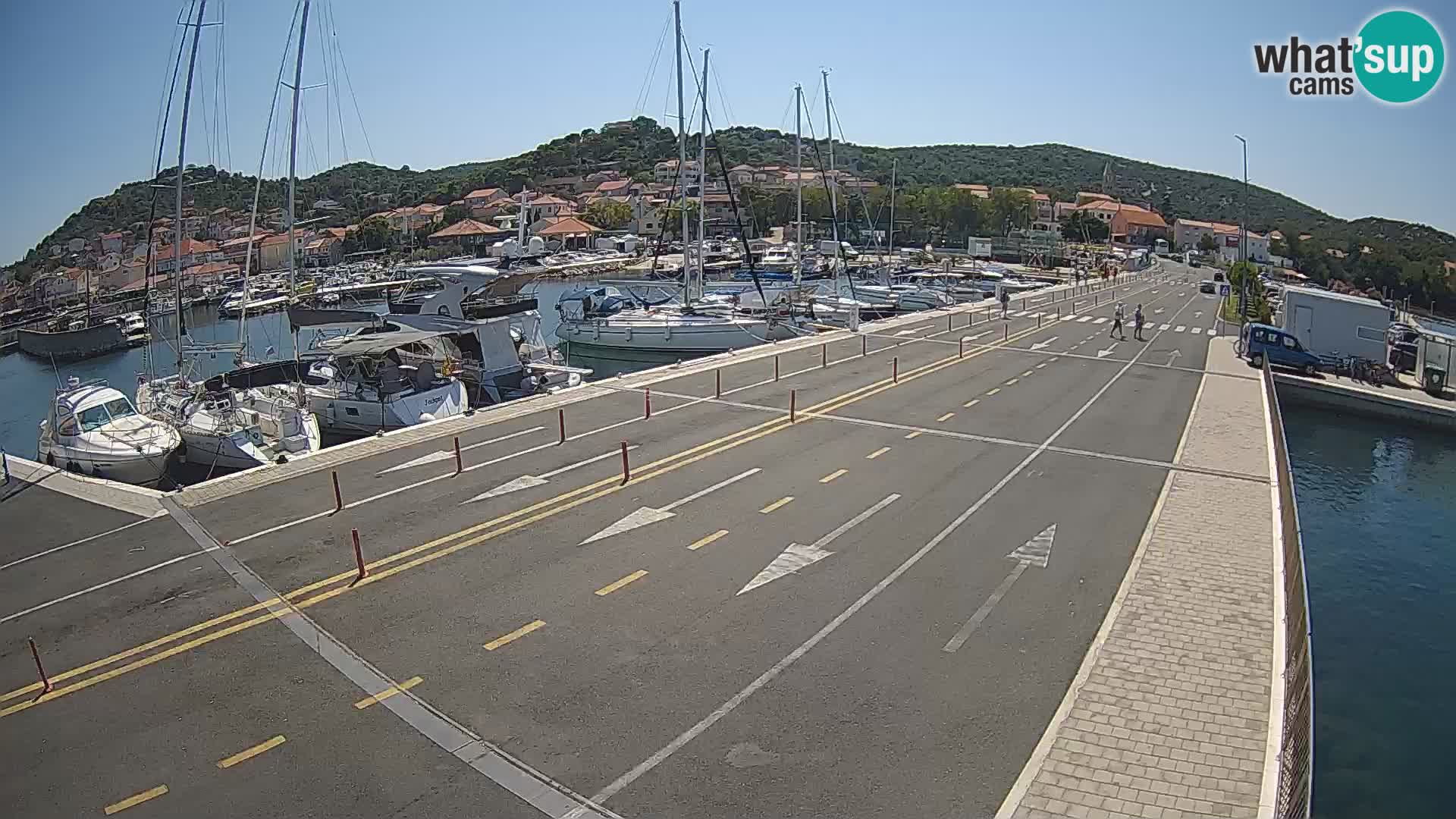 Dalmacia Tkon Transportar- webcams Croacia