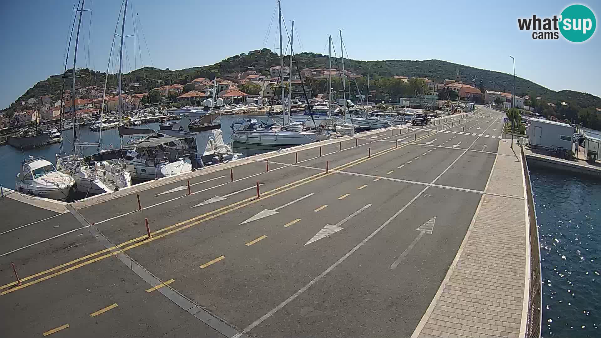 Dalmatia Tkon Ferry – webcams Croatia