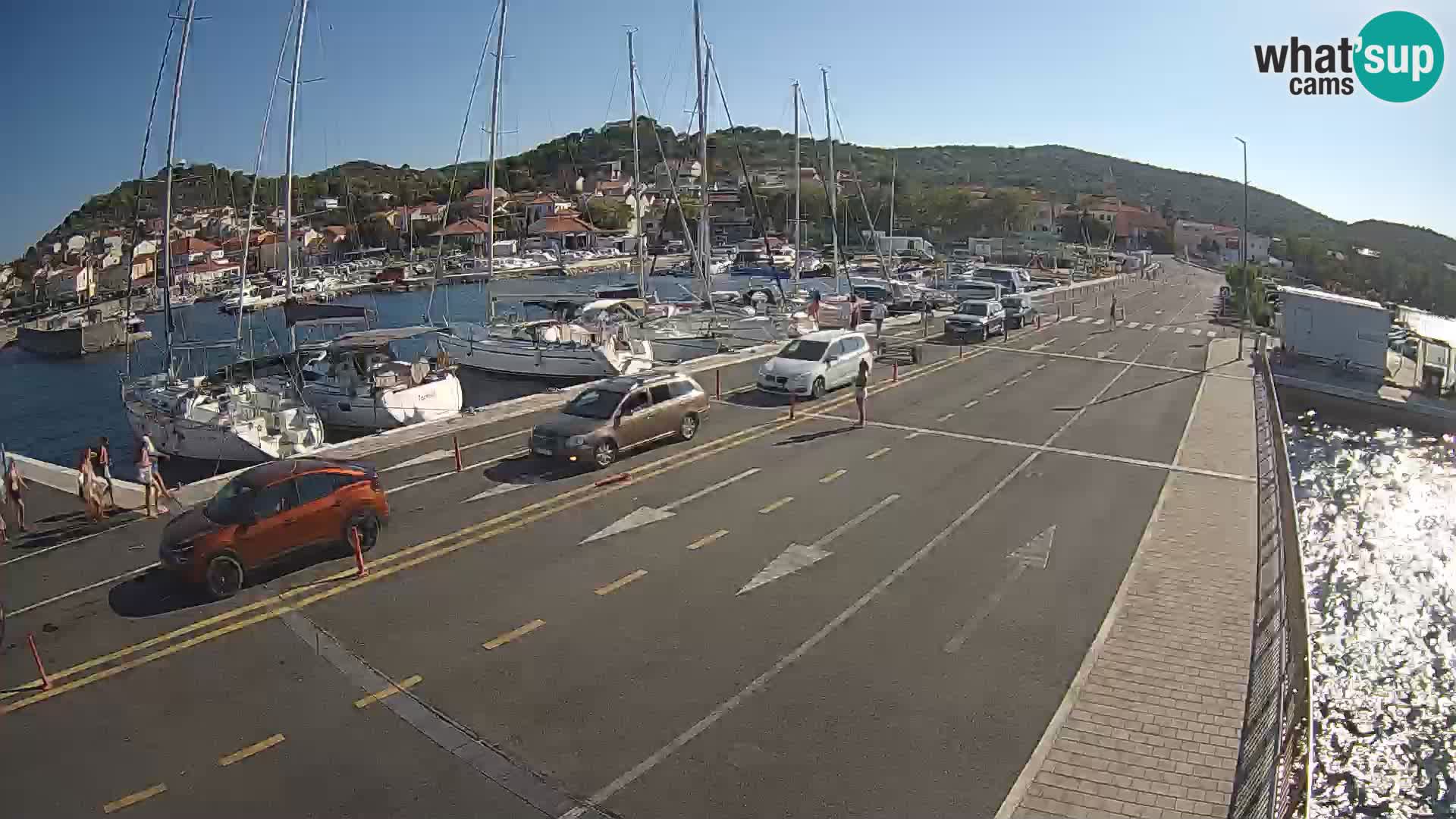 Dalmacia Tkon Transportar- webcams Croacia
