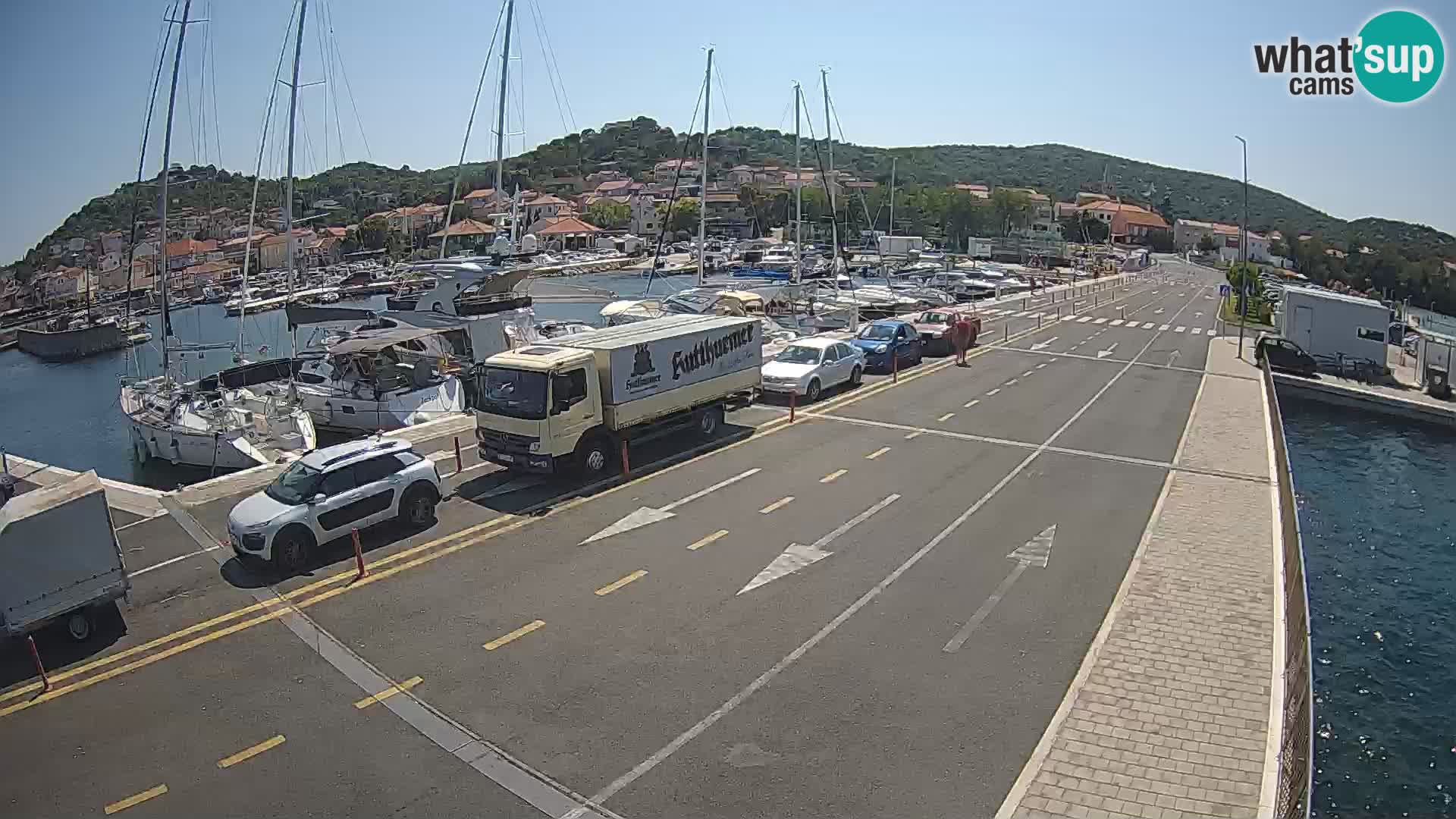 Dalmazia traghetto Tkon – webcam Croazia