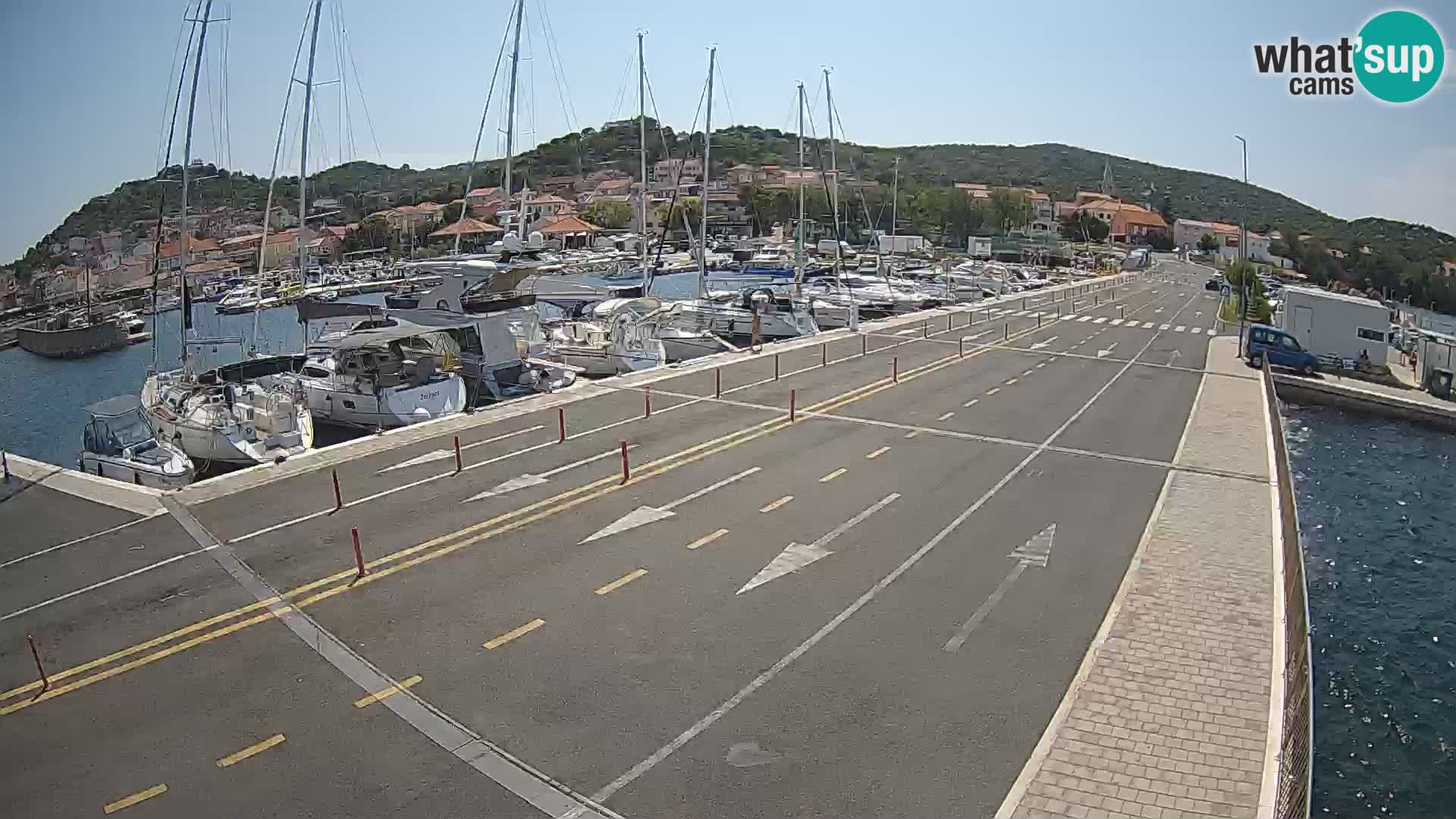 Dalmatie Tkon Traversier – webcams Croatie