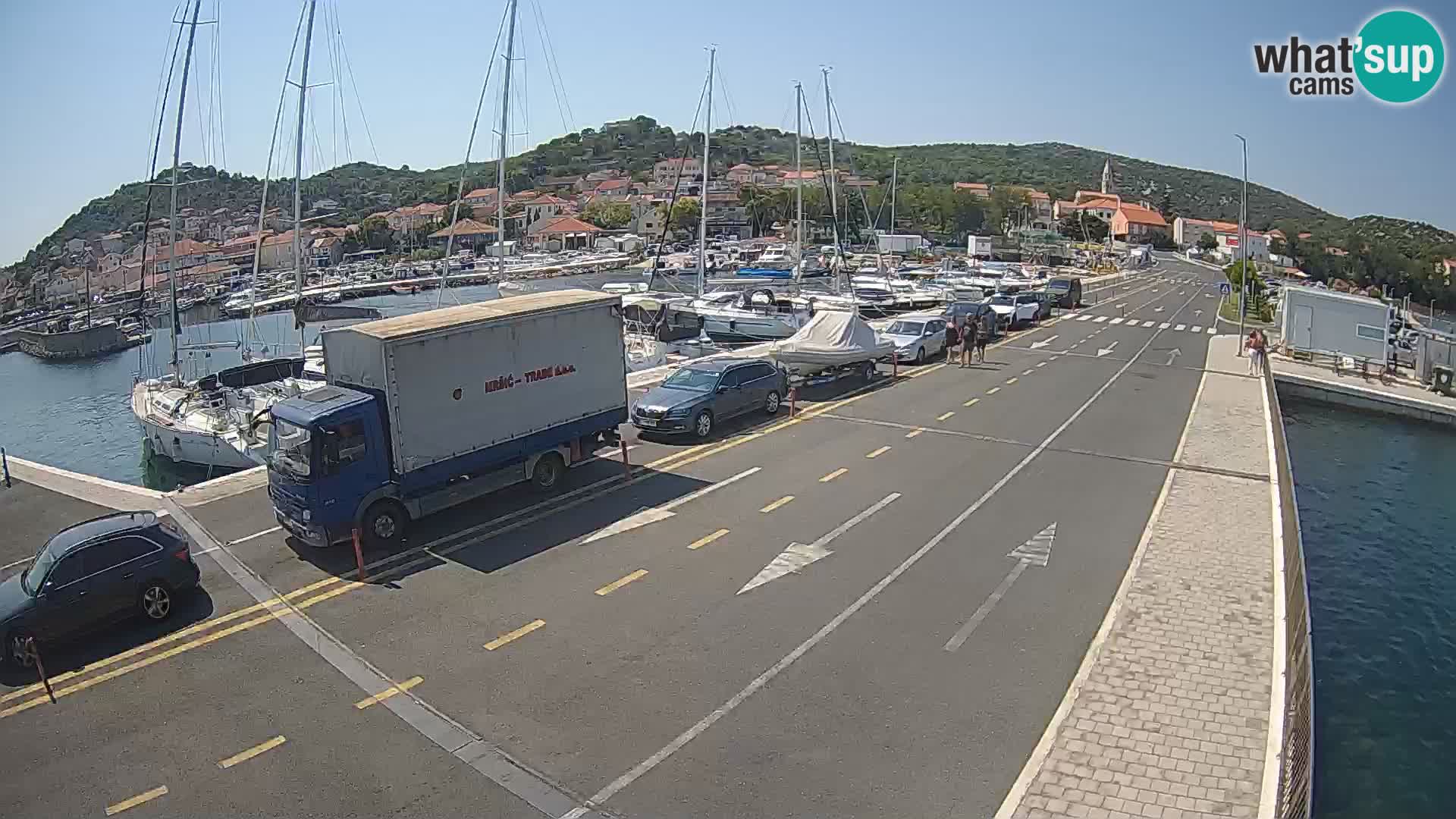Dalmacia Tkon Transportar- webcams Croacia