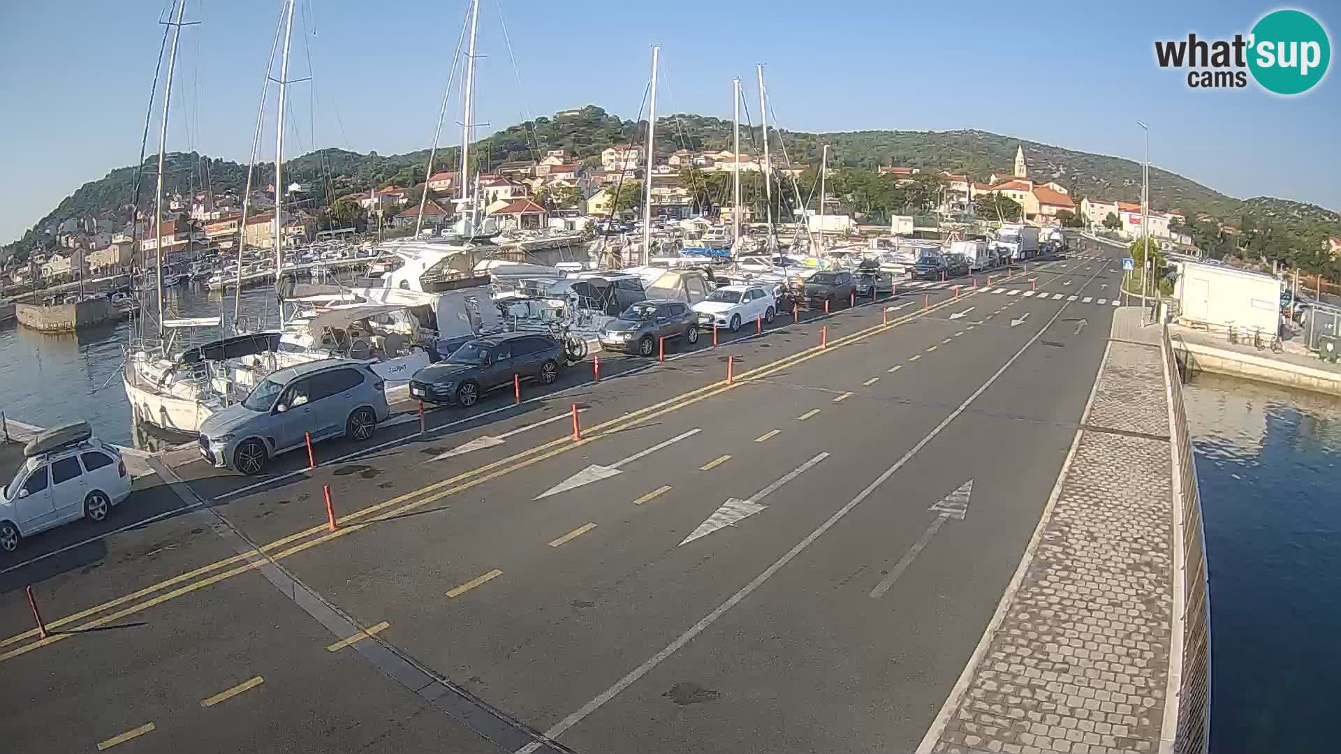 Dalmatie Tkon Traversier – webcams Croatie