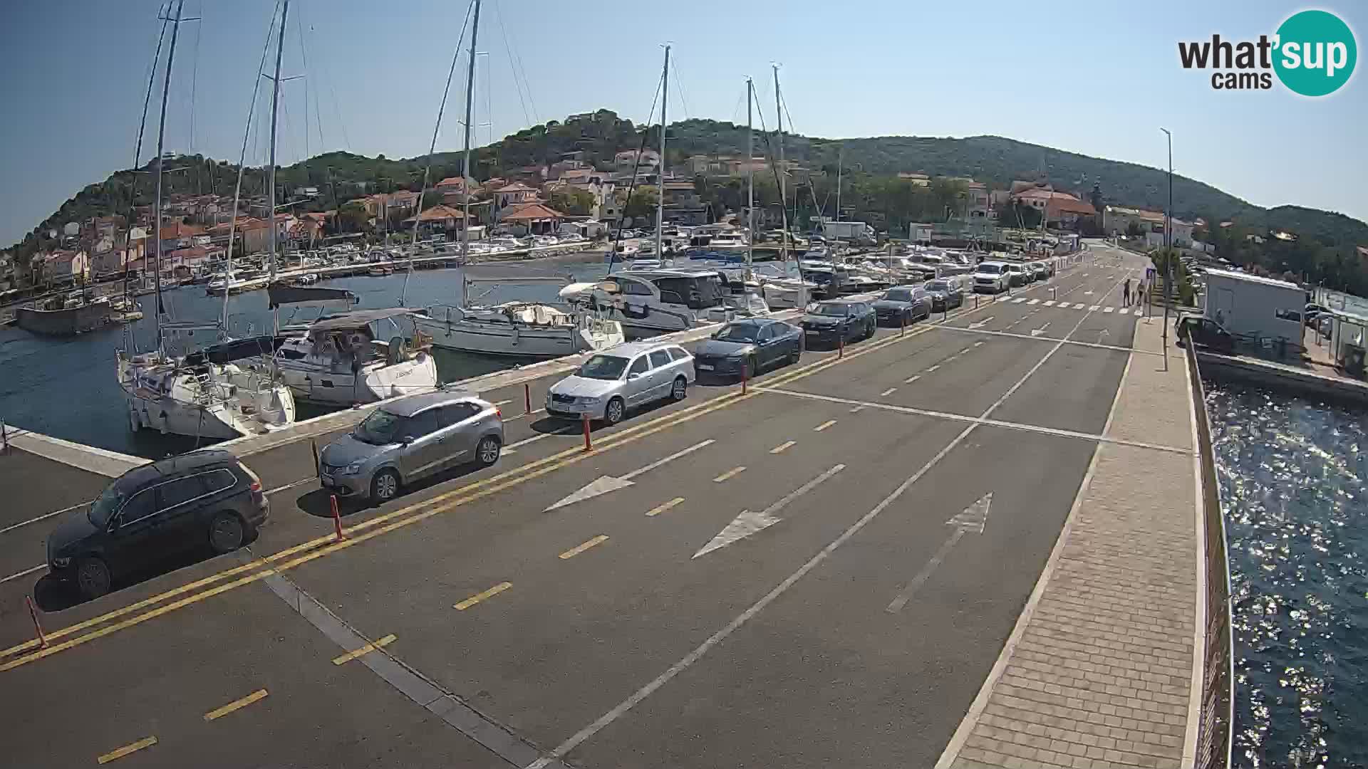 Dalmatie Tkon Traversier – webcams Croatie