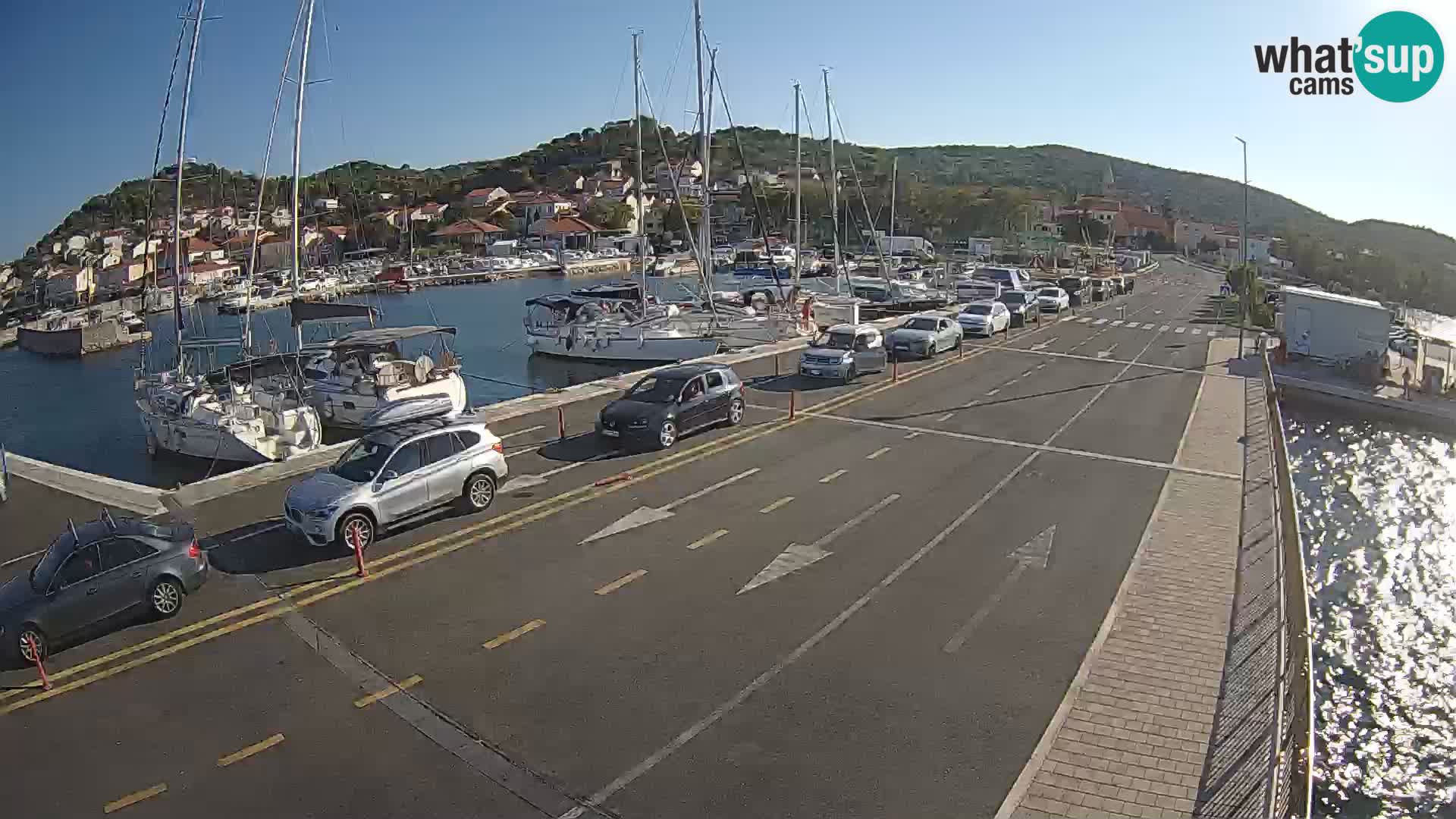 Dalmatie Tkon Traversier – webcams Croatie