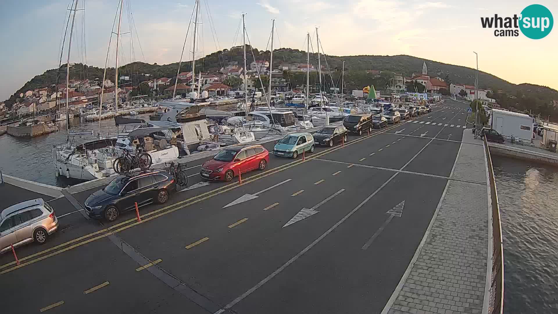 Dalmacija Trajekt Tkon – spletne kamere Hrvaška
