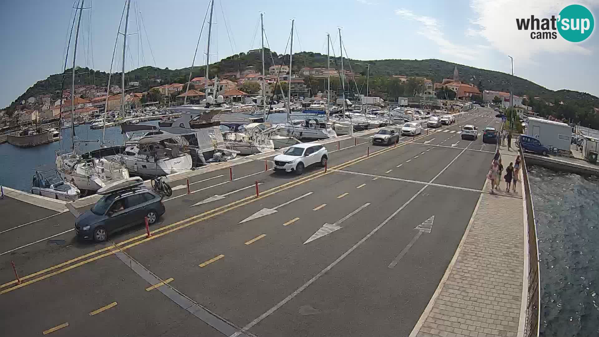 Dalmatie Tkon Traversier – webcams Croatie