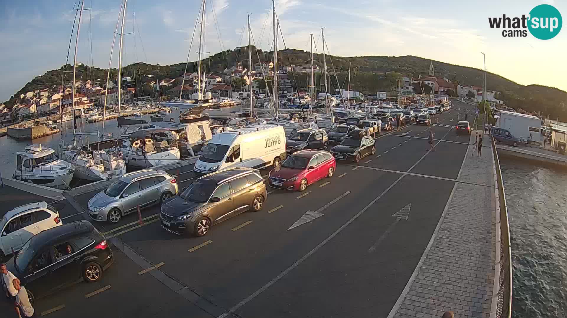 Dalmazia traghetto Tkon – webcam Croazia