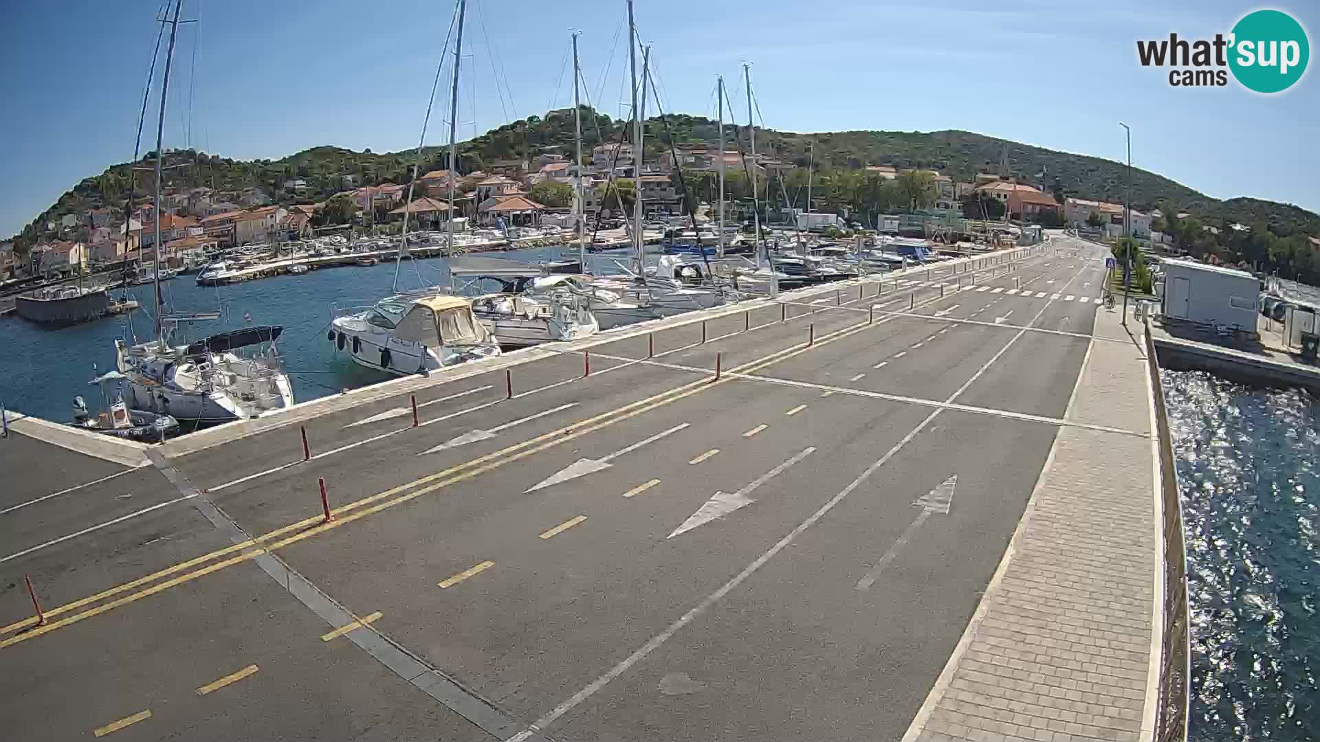 Dalmacija Trajekt Tkon – spletne kamere Hrvaška