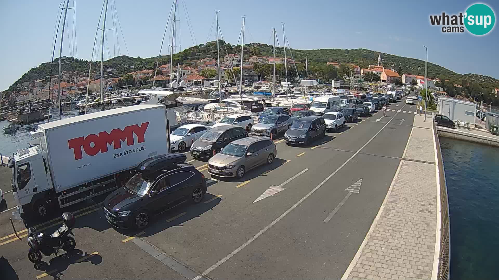 Dalmatie Tkon Traversier – webcams Croatie