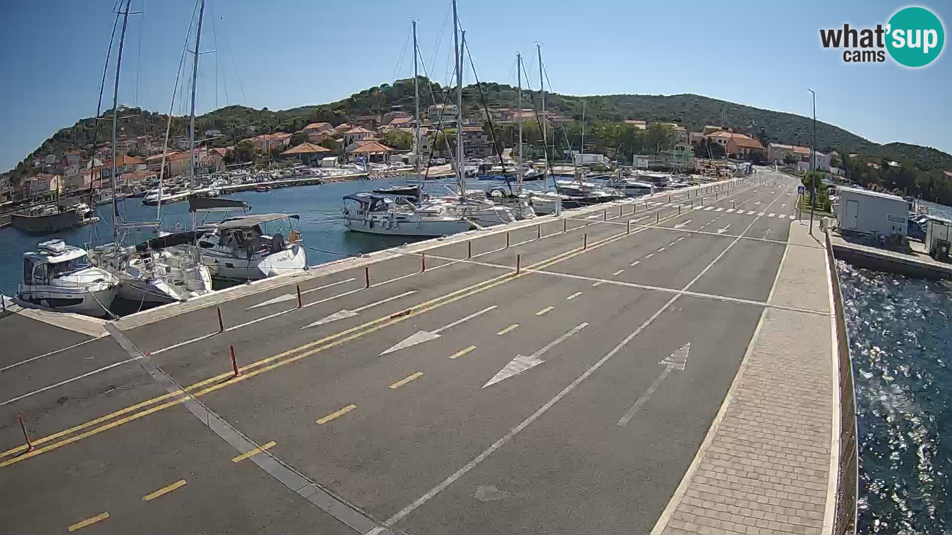Dalmatia Tkon Ferry – webcams Croatia