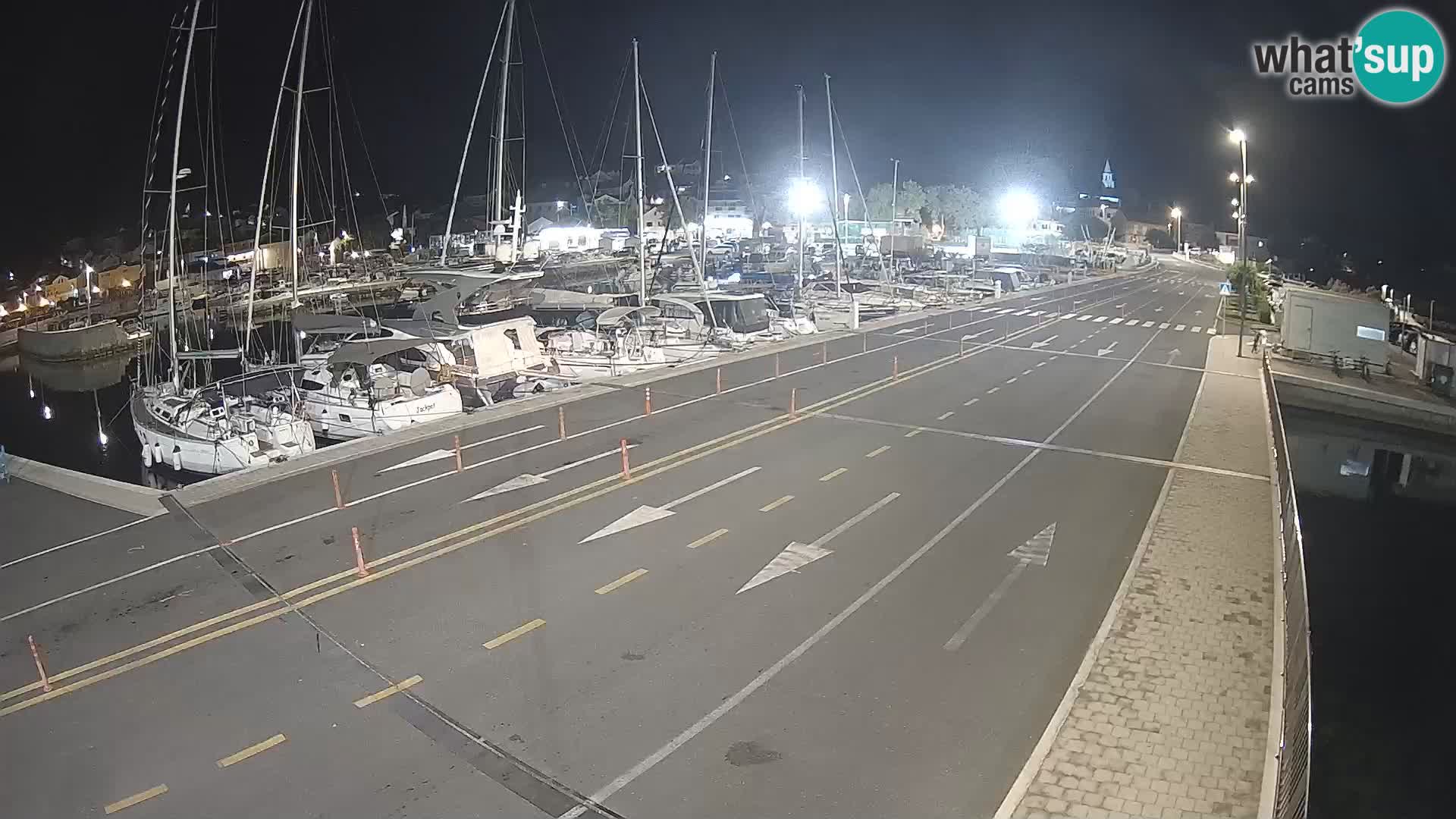 Dalmacia Tkon Transportar- webcams Croacia
