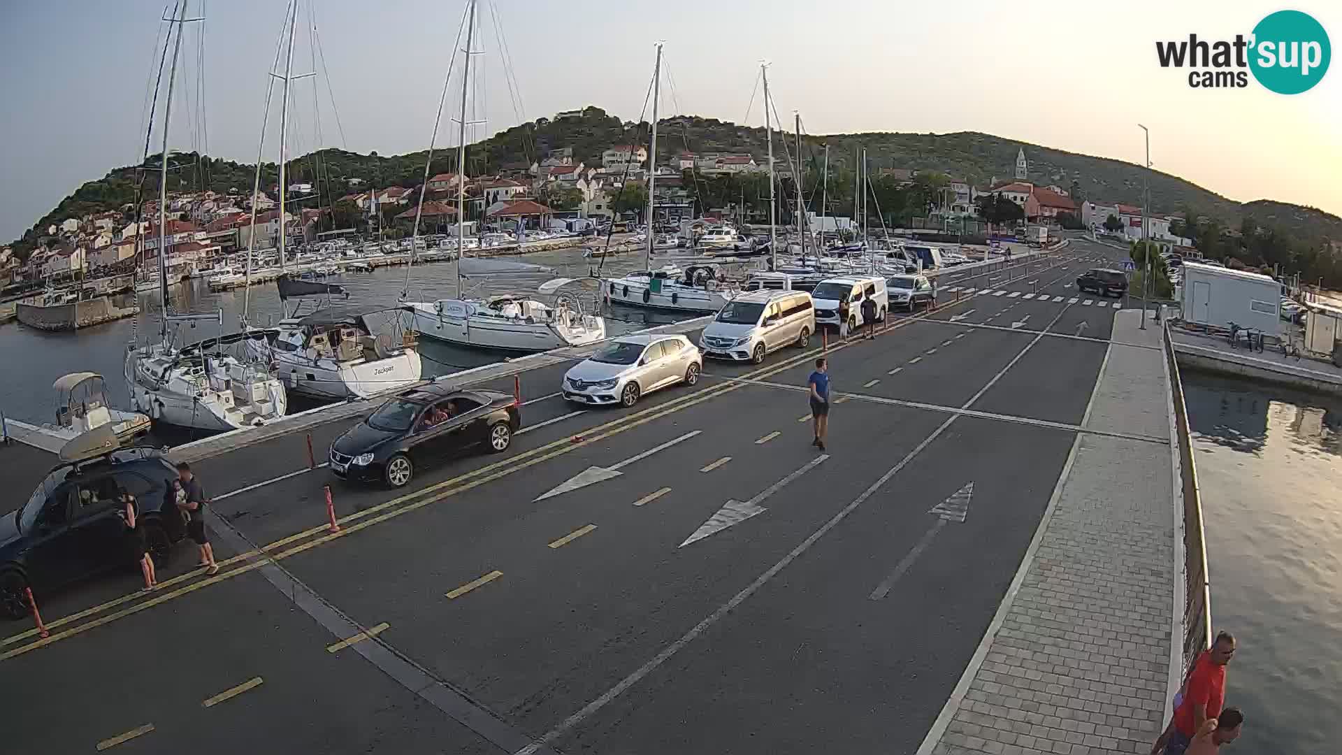 Dalmatie Tkon Traversier – webcams Croatie
