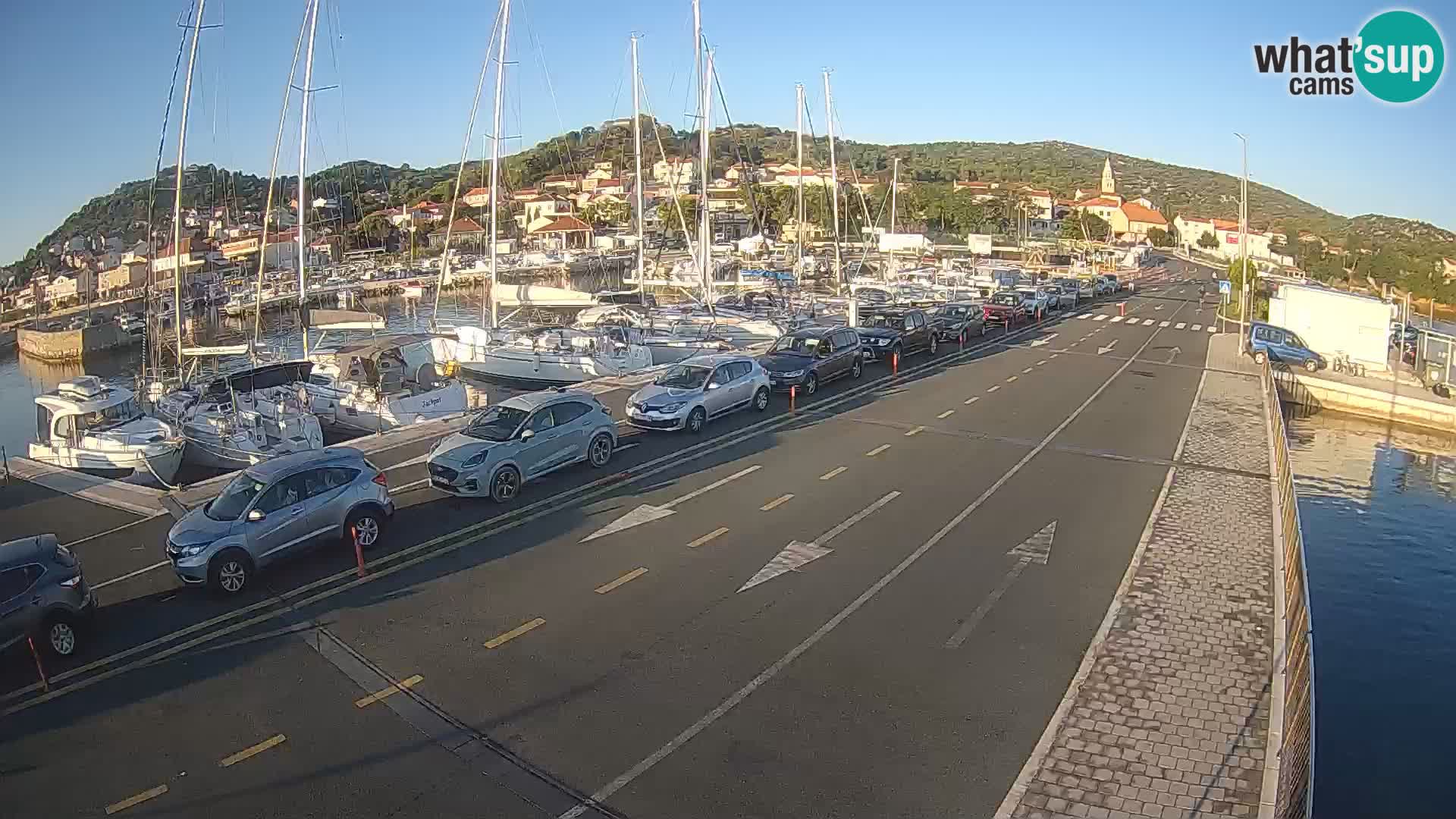 Dalmacia Tkon Transportar- webcams Croacia