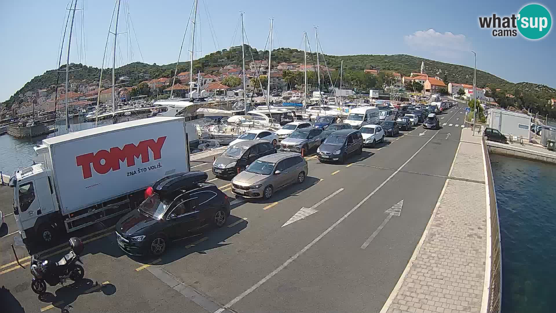 Dalmacia Tkon Transportar- webcams Croacia