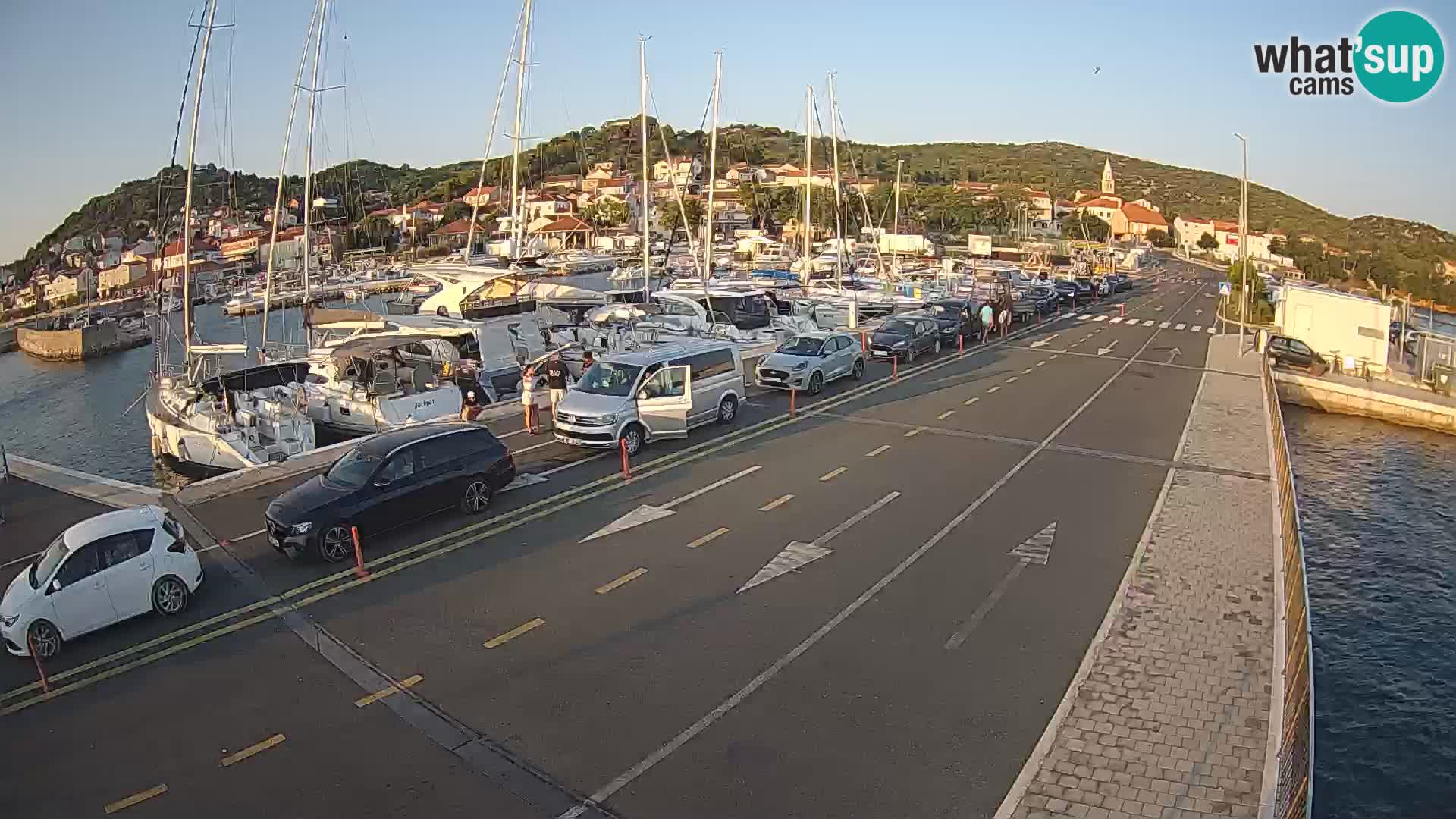 Dalmazia traghetto Tkon – webcam Croazia